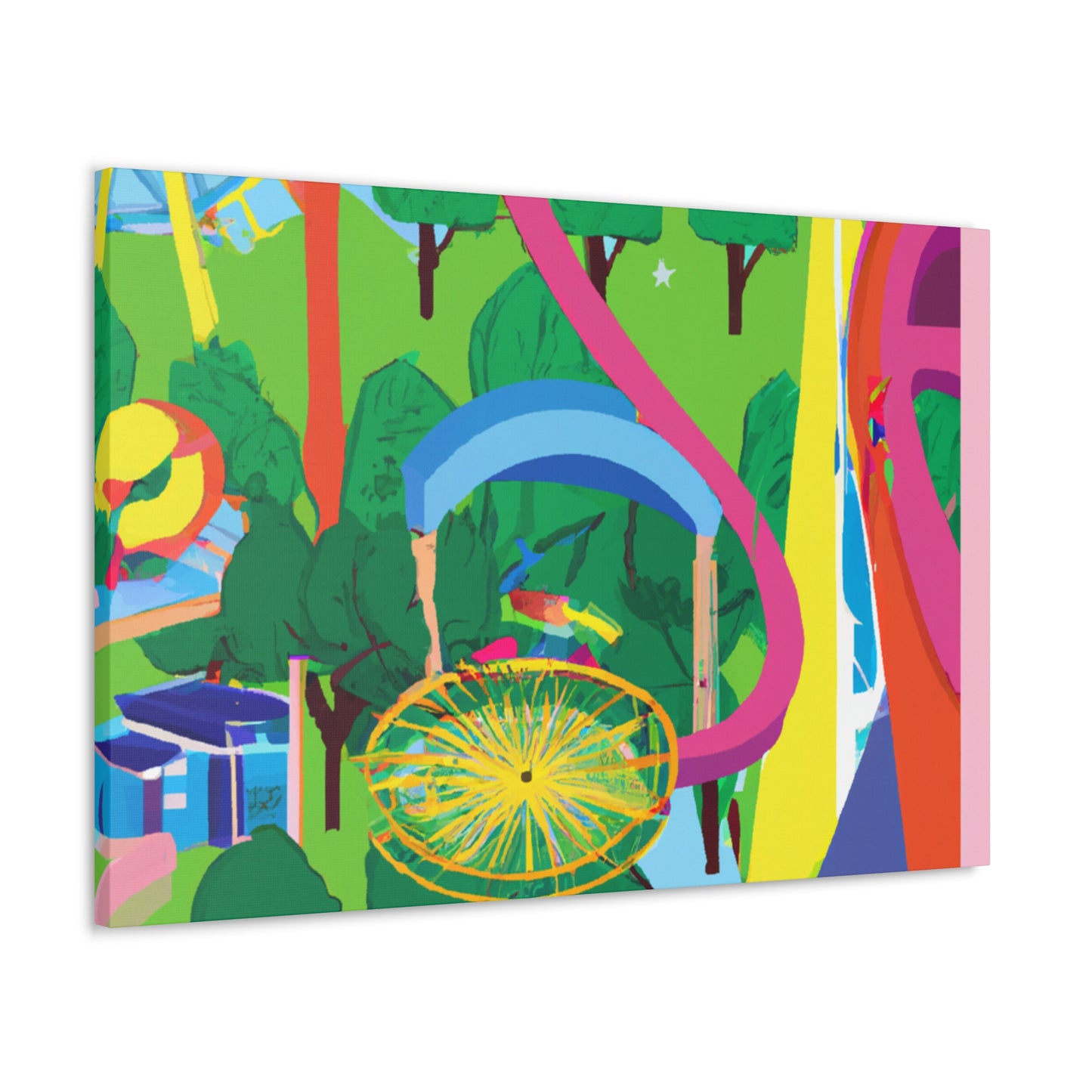 Sunny Bloom-Landscape - Canvas