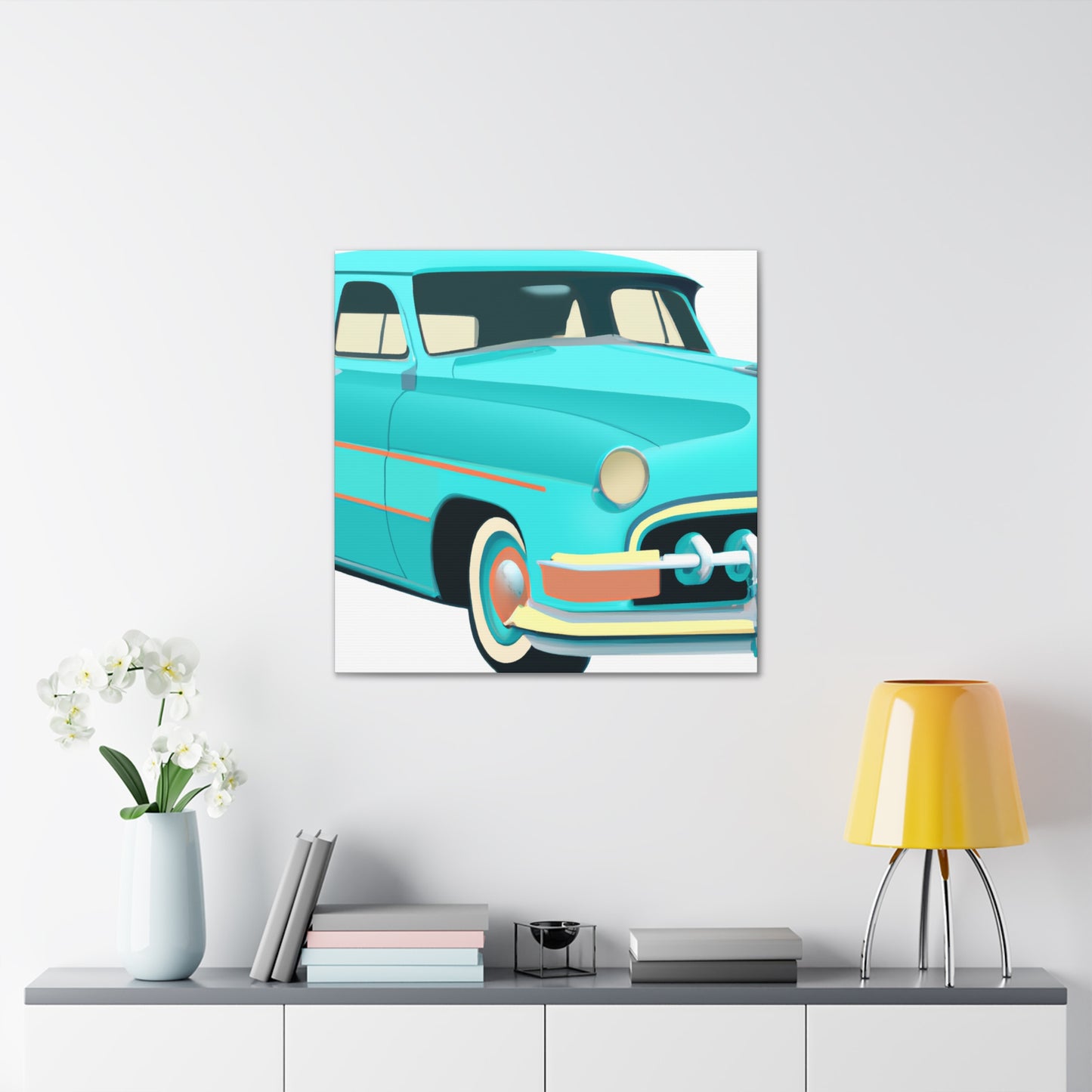 Ford Model-T Automobile - Canvas