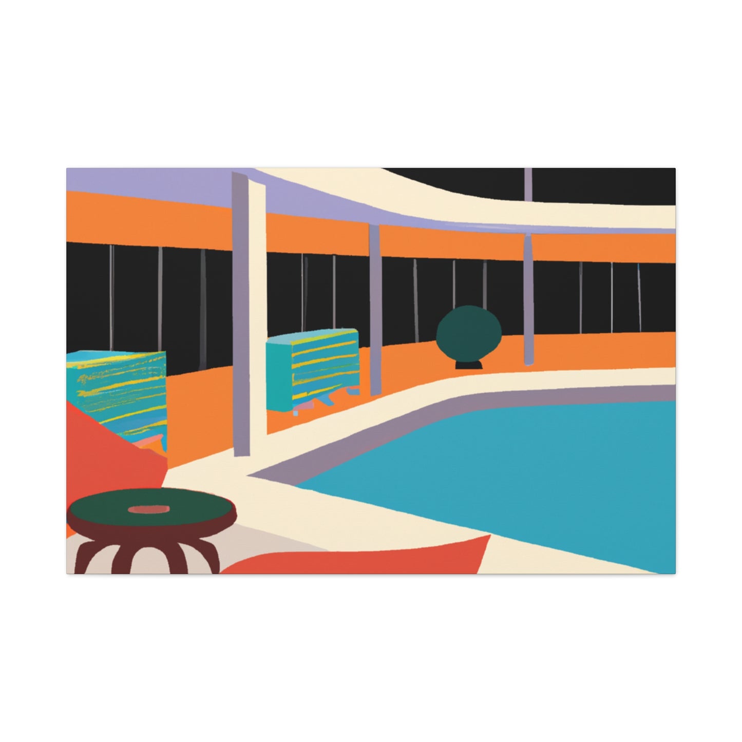 Abstract Allure- Midcentury - Canvas