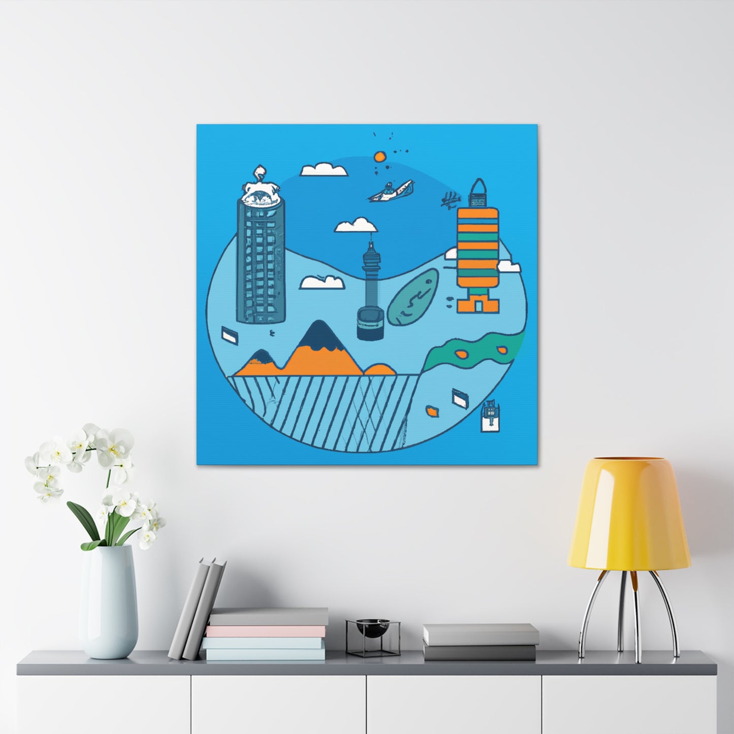 Ethereal Reflection - Minimalism - Canvas
