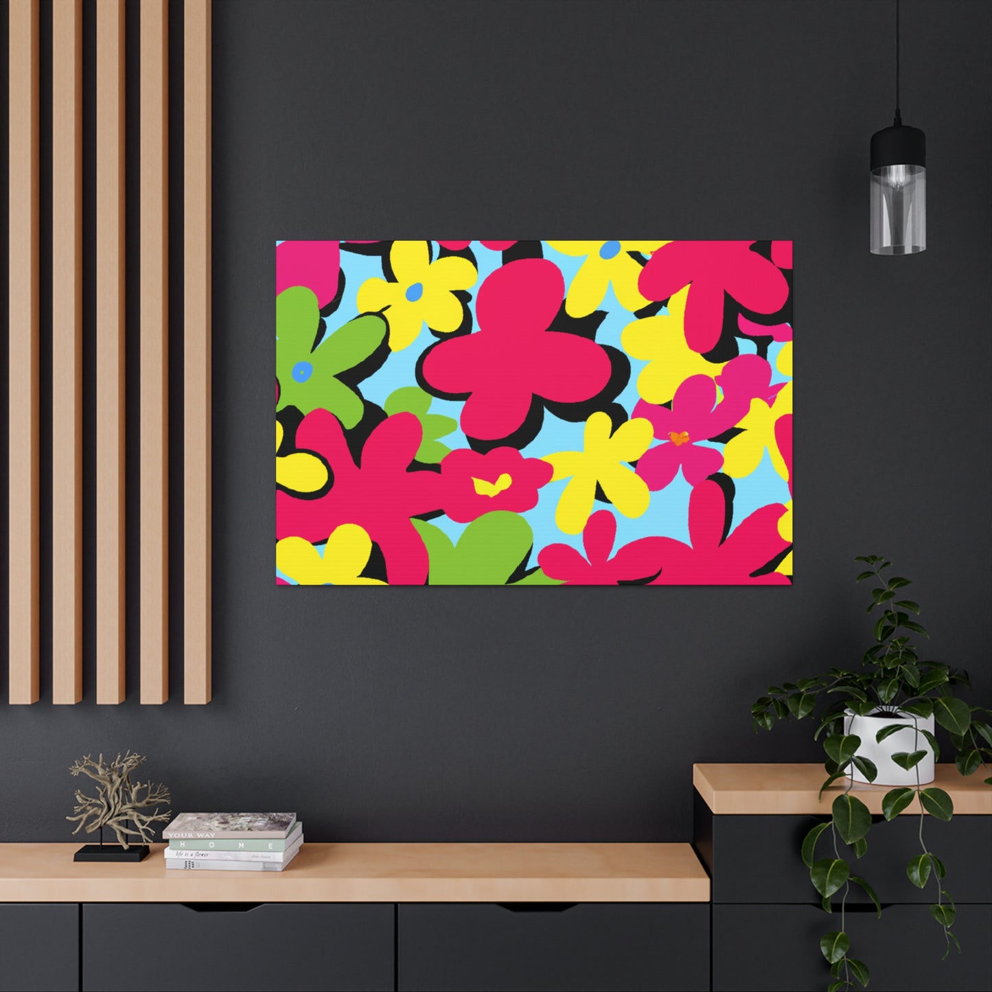 Flower Fields of Fortune - Floral Canvas