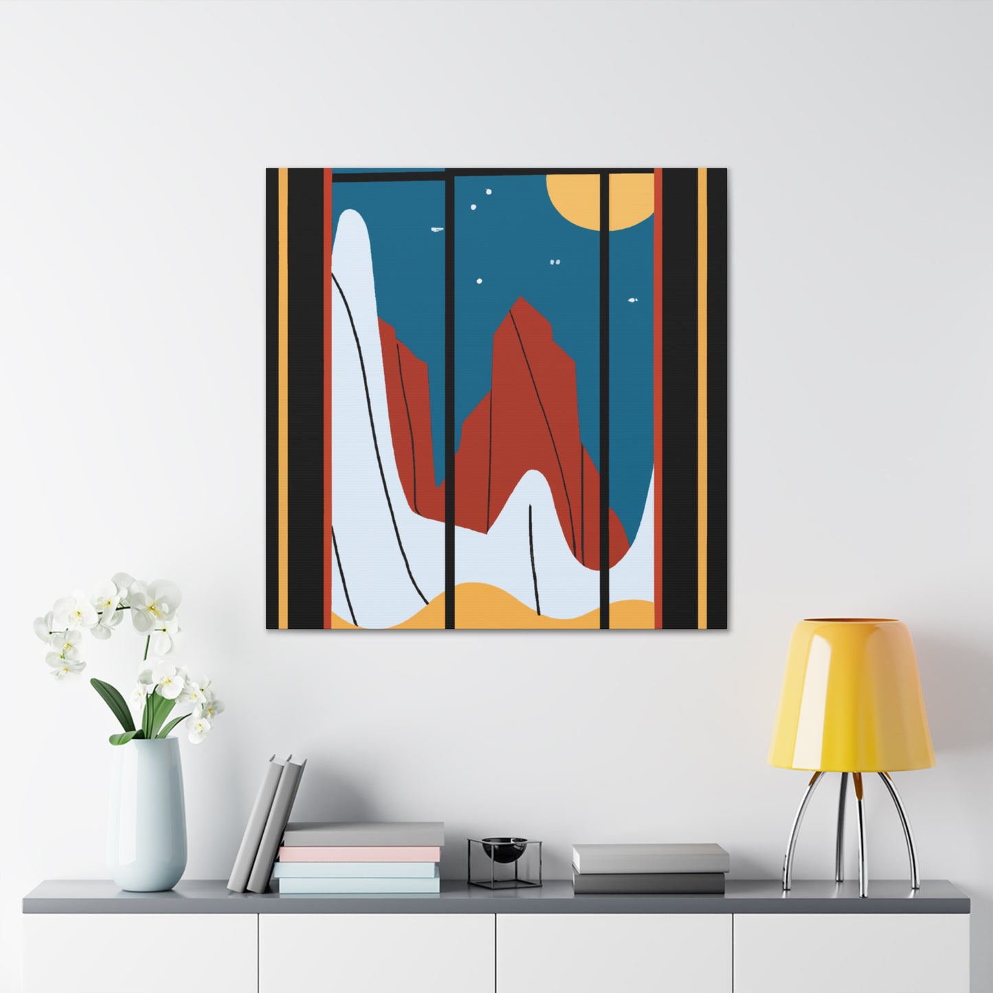 Metropolitan Melange - Midcentury - Canvas