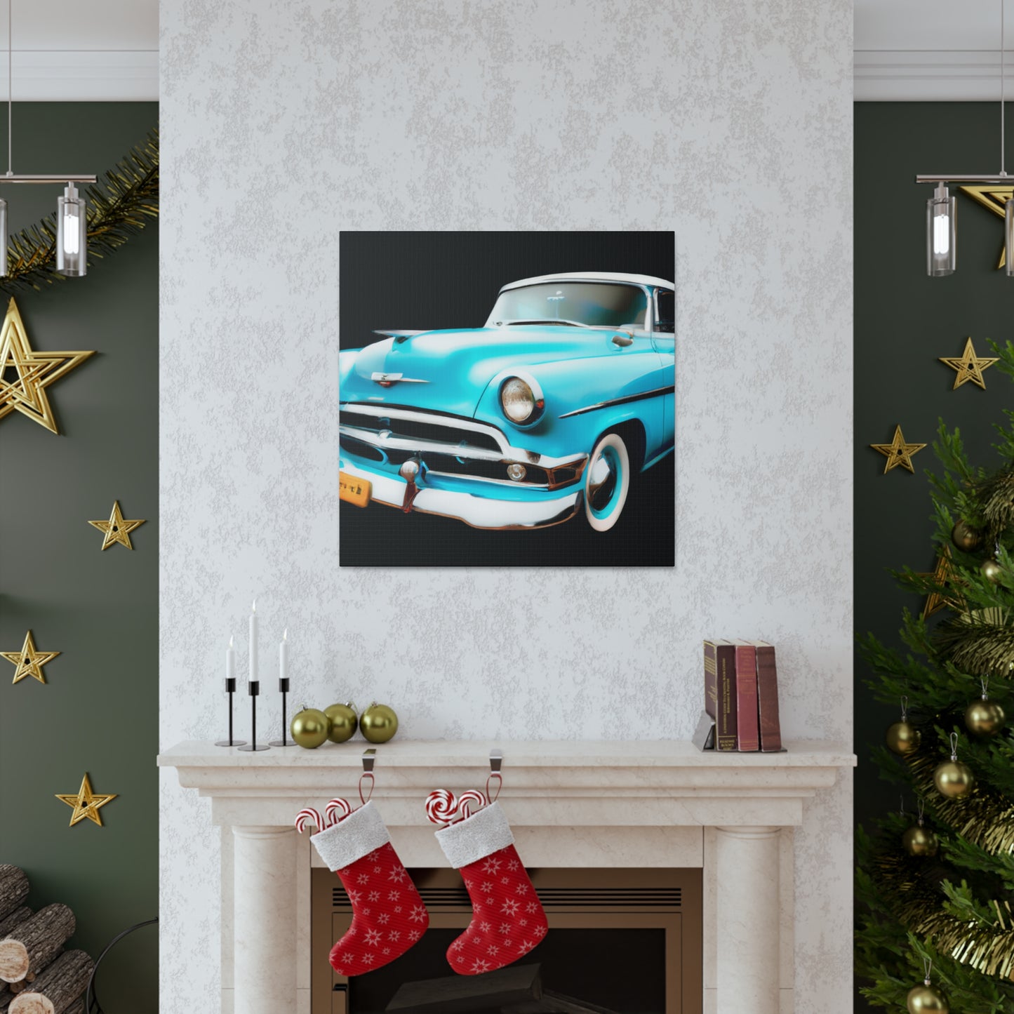 "Marine Marvel" - Automobile Canvas