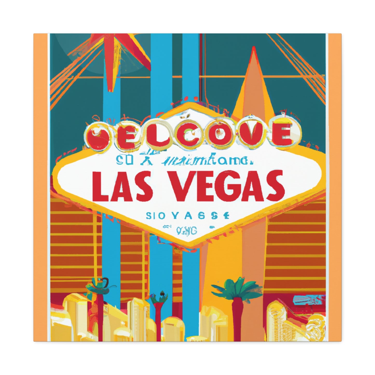 Viva La Vegas - Destination Vegas - Canvas