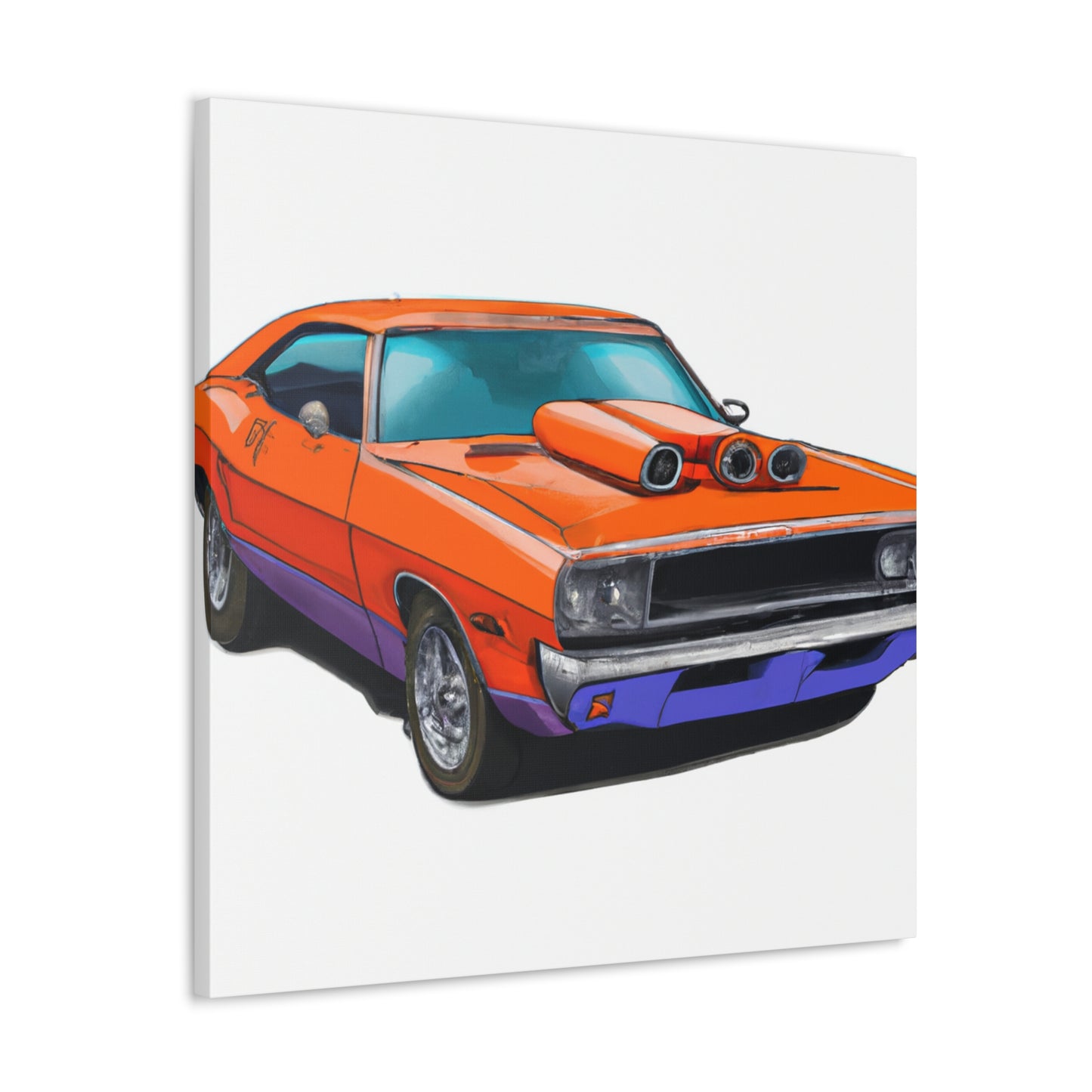 Vintage Vroomer - Automobile - Canvas