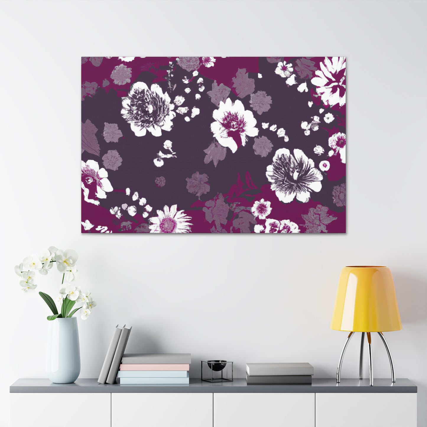 Celestial Bloom - Floral - Canvas