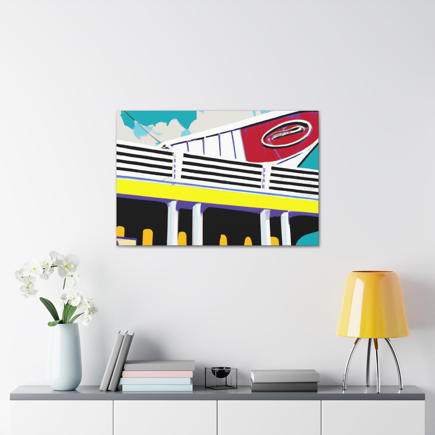 "Happy Days Diner" - Pop Art Canvas