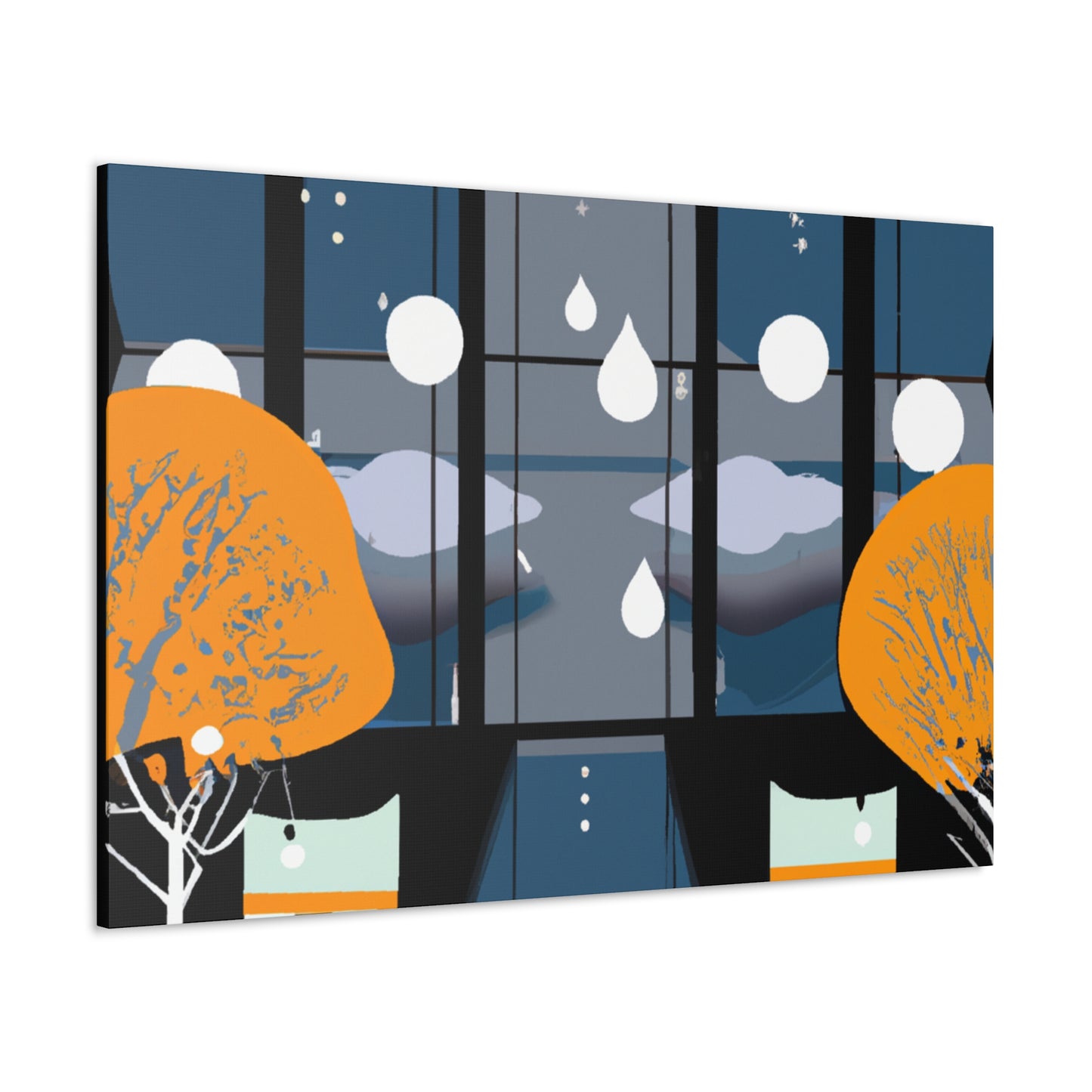 Pristine Pillar- Midcentury - Canvas