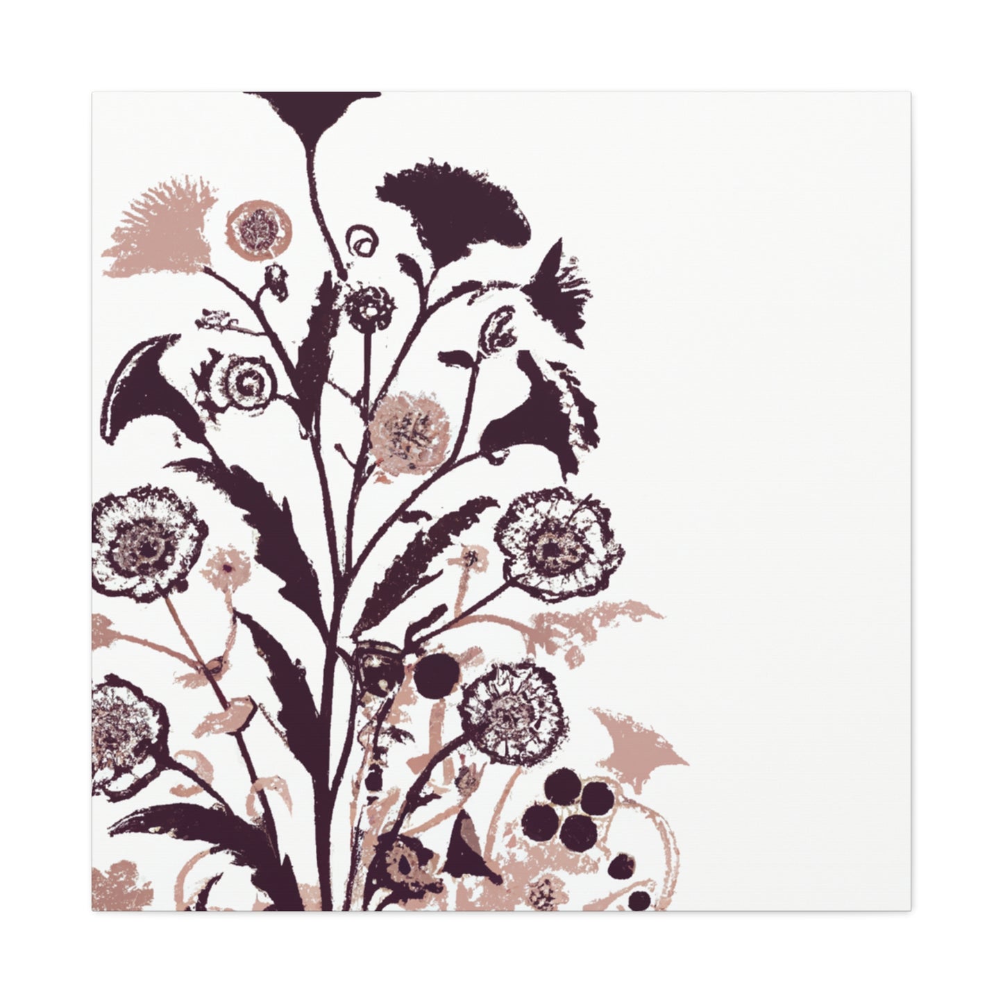 Fleuroscent - Floral - Canvas