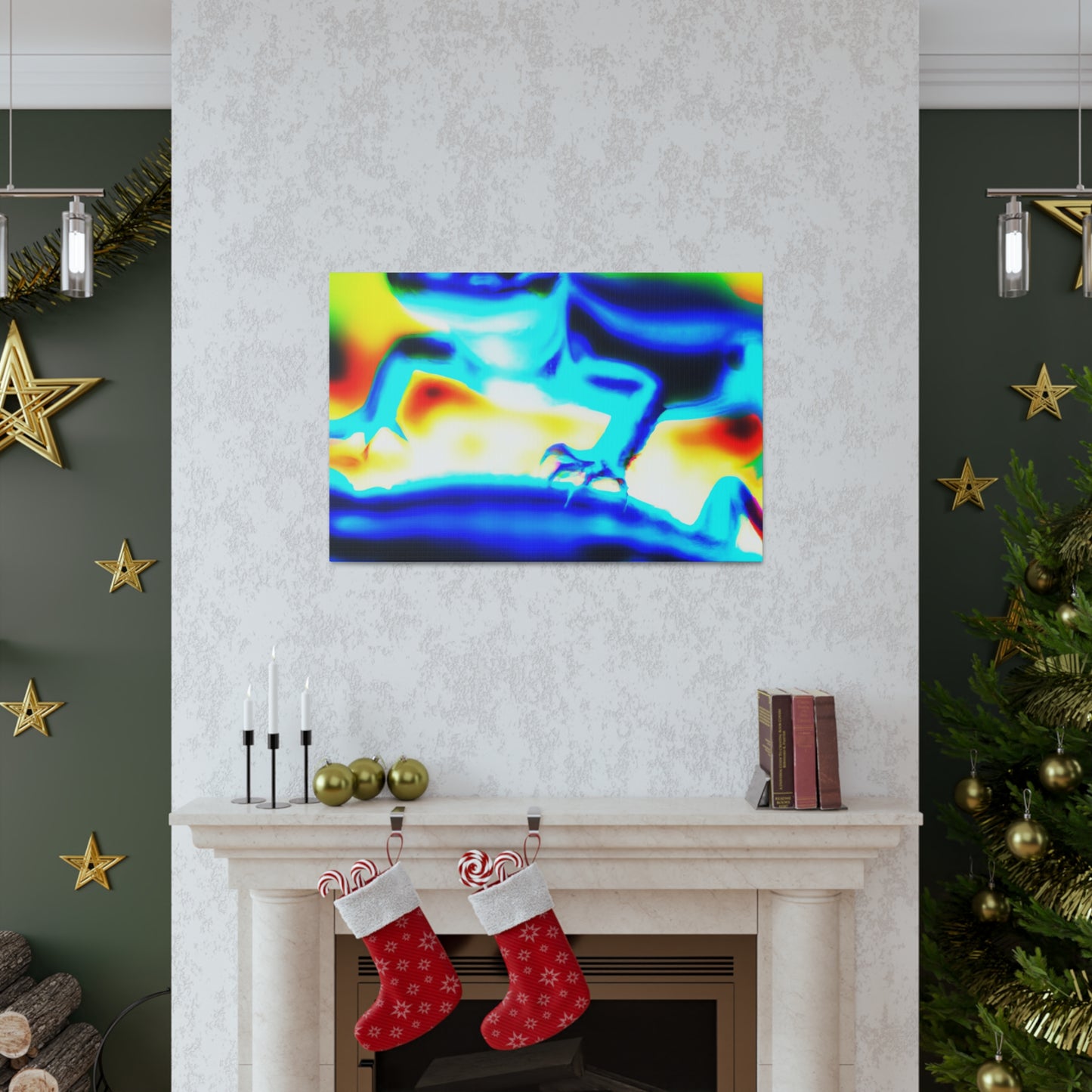 Lemonburst Lynx - Canvas - Abstract