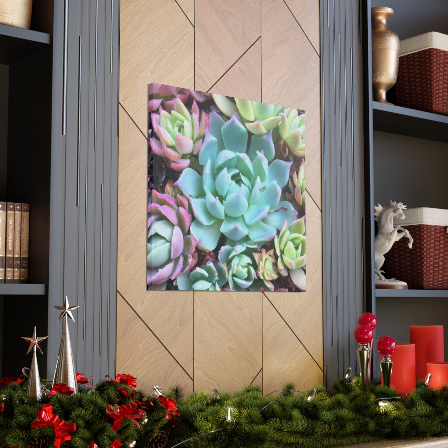 "Garden of Abundance" - Canvas - Succulent