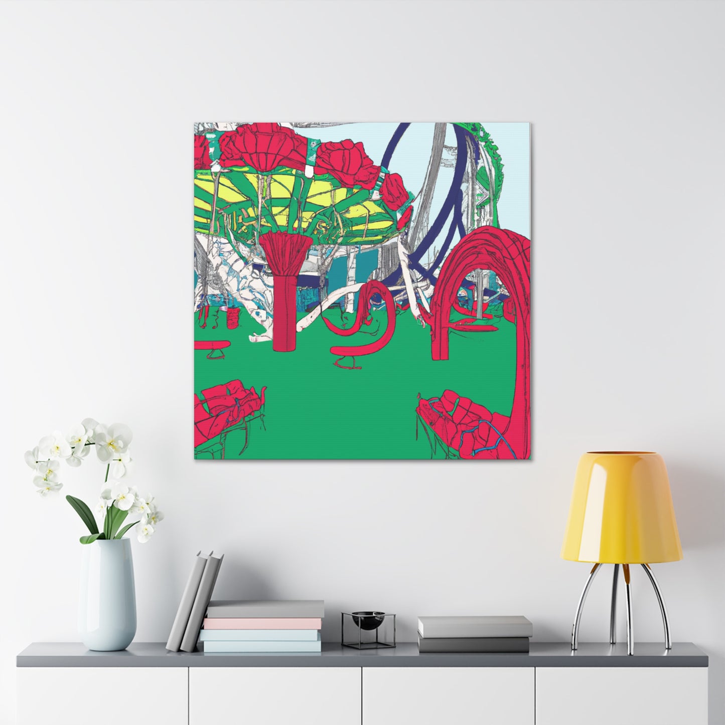 Laughterland - Amusement - Canvas