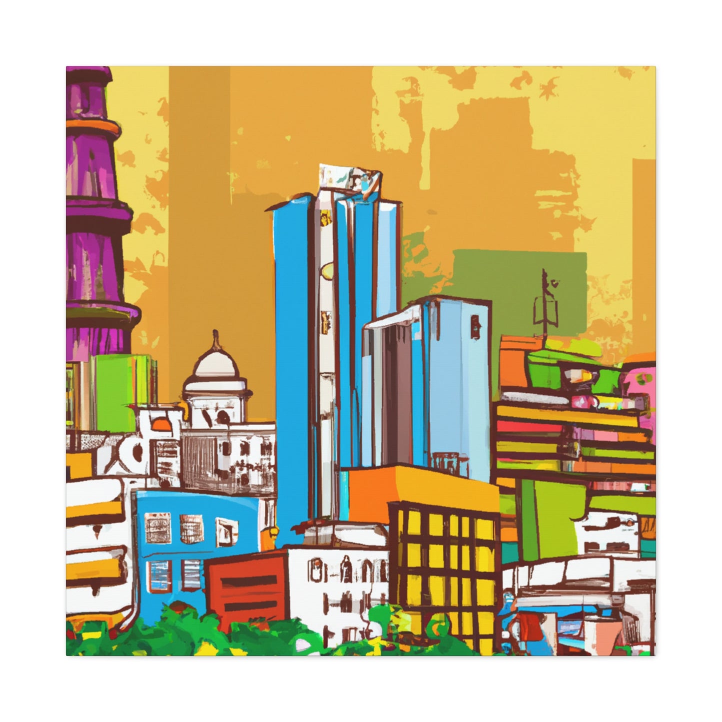 Mughal Marvels - Destination India - Canvas