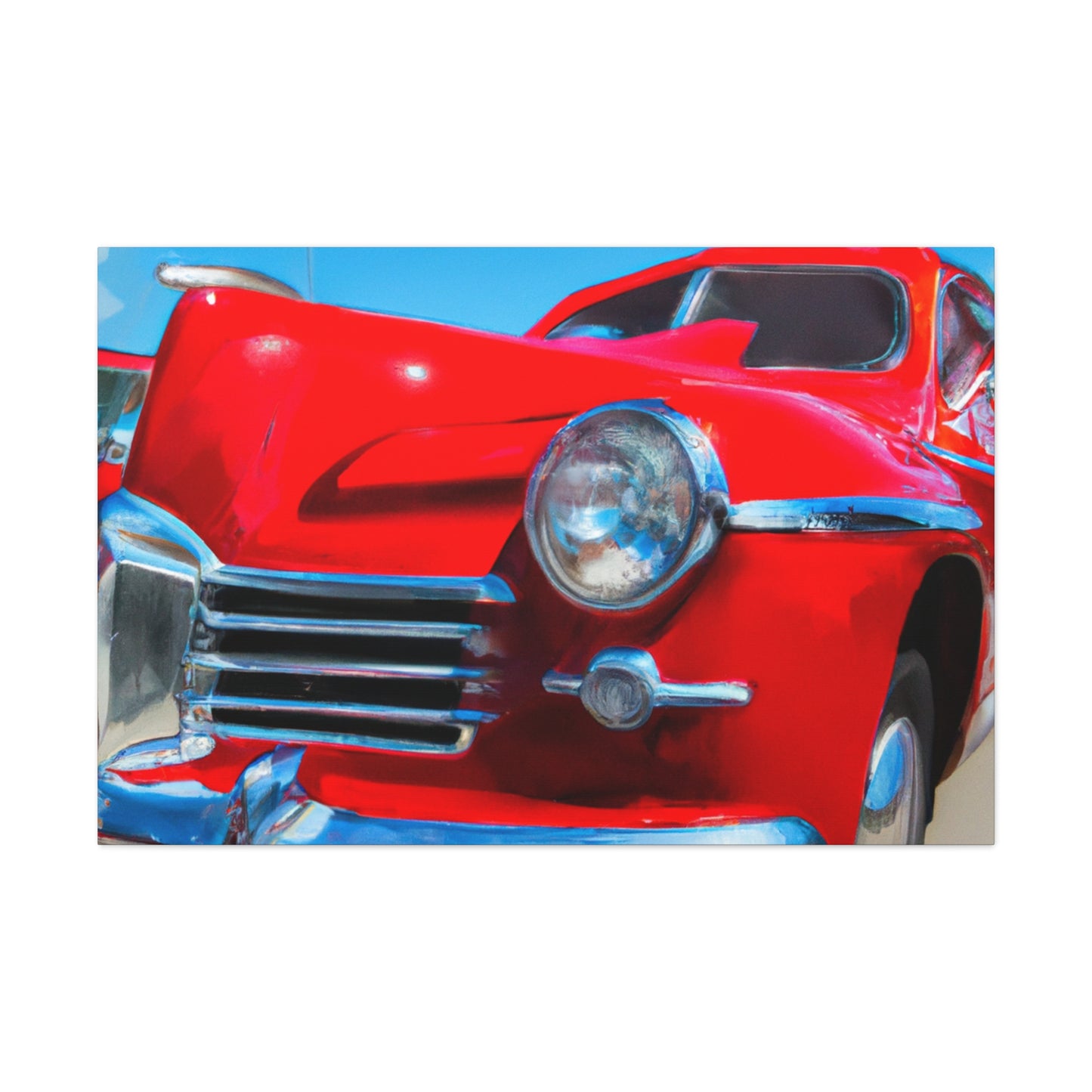 "Red Devil" - Automobile Canvas