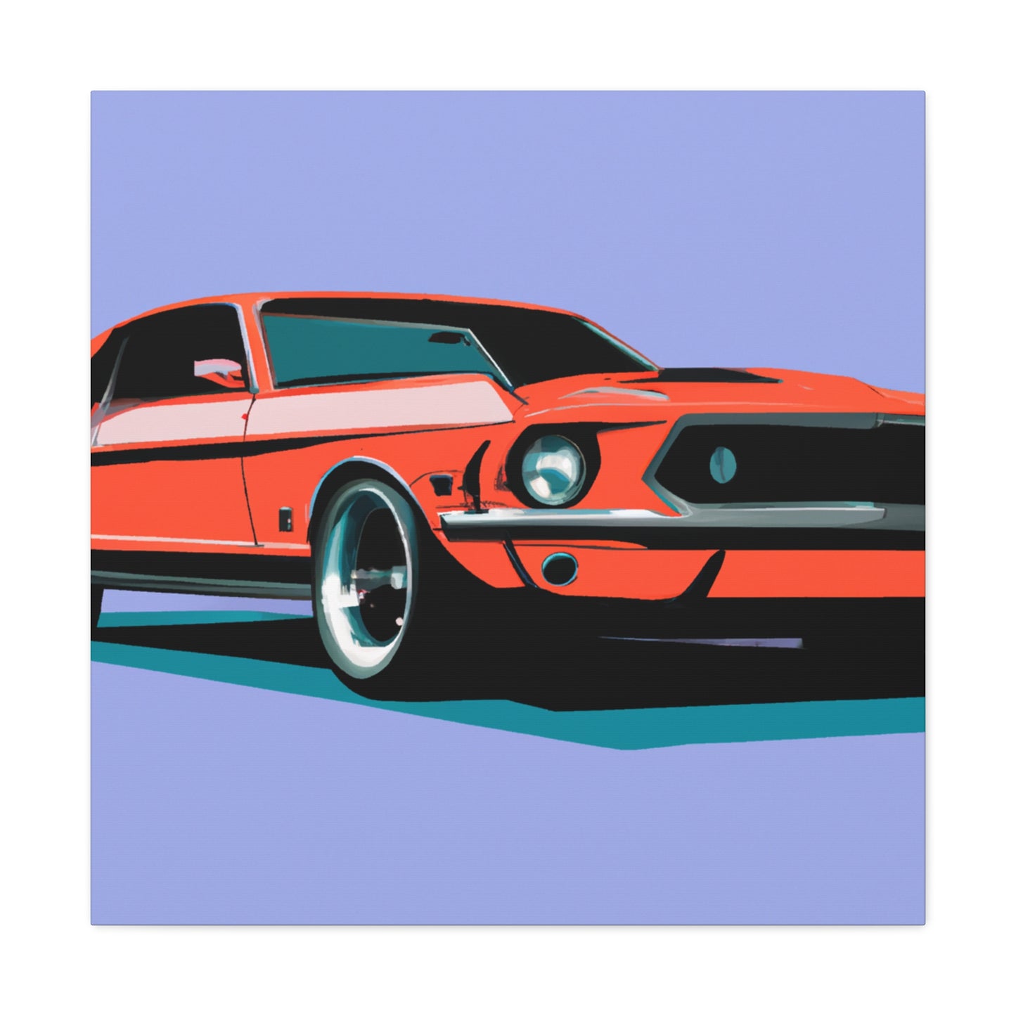 Rumble Rider - Automobile - Canvas