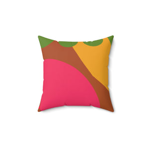Spun Polyester Square Pillow