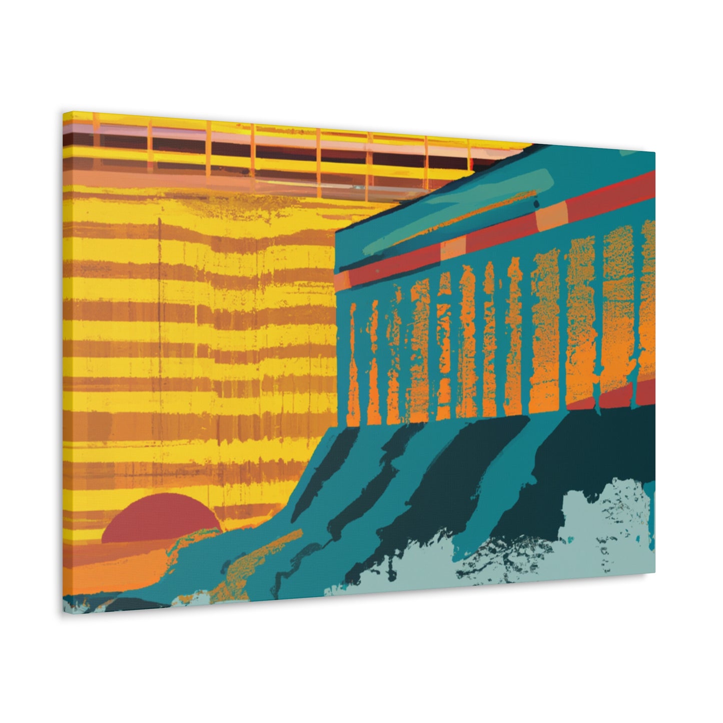 Furfin Flying Fox - Midcentury Canvas