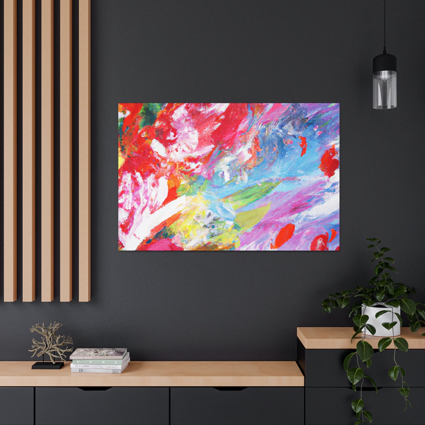 Glittering Horizon - Abstract Canvas