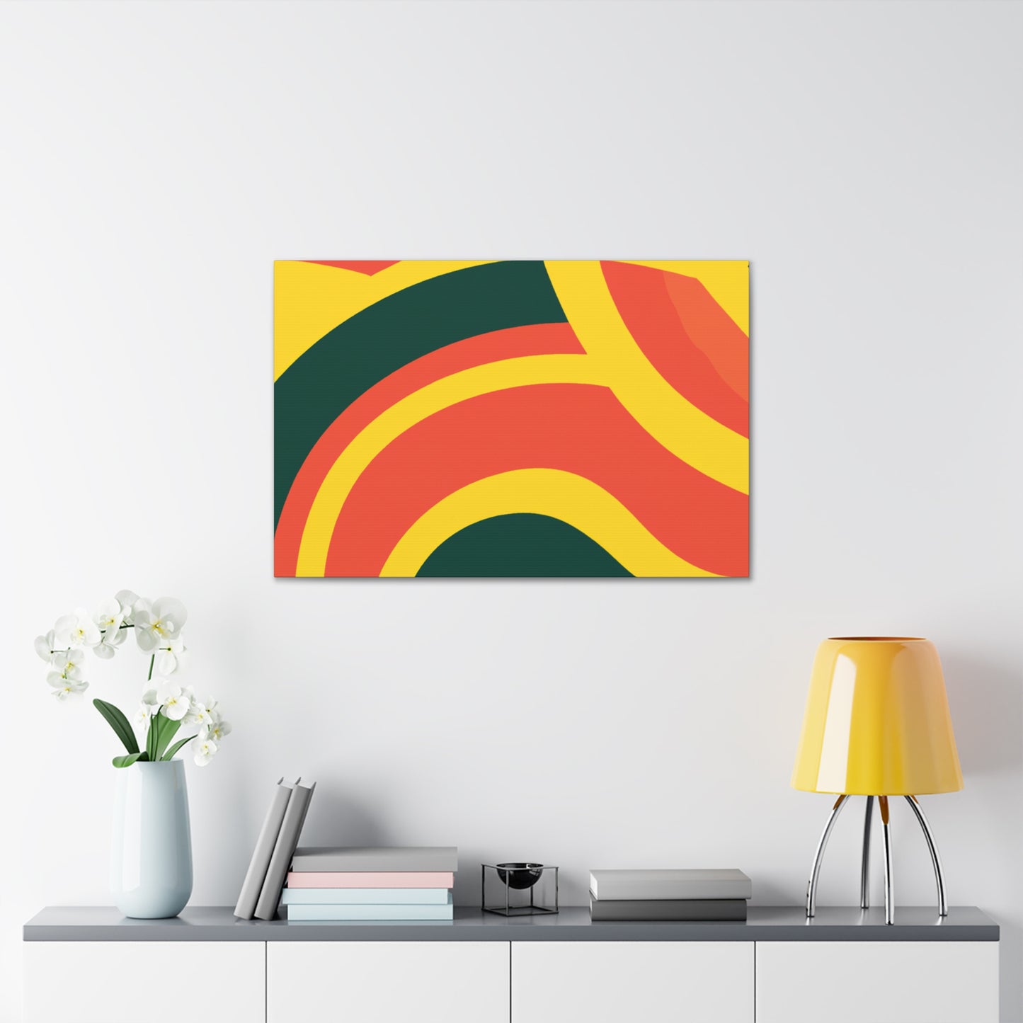 Graceful Glide- Midcentury - Canvas
