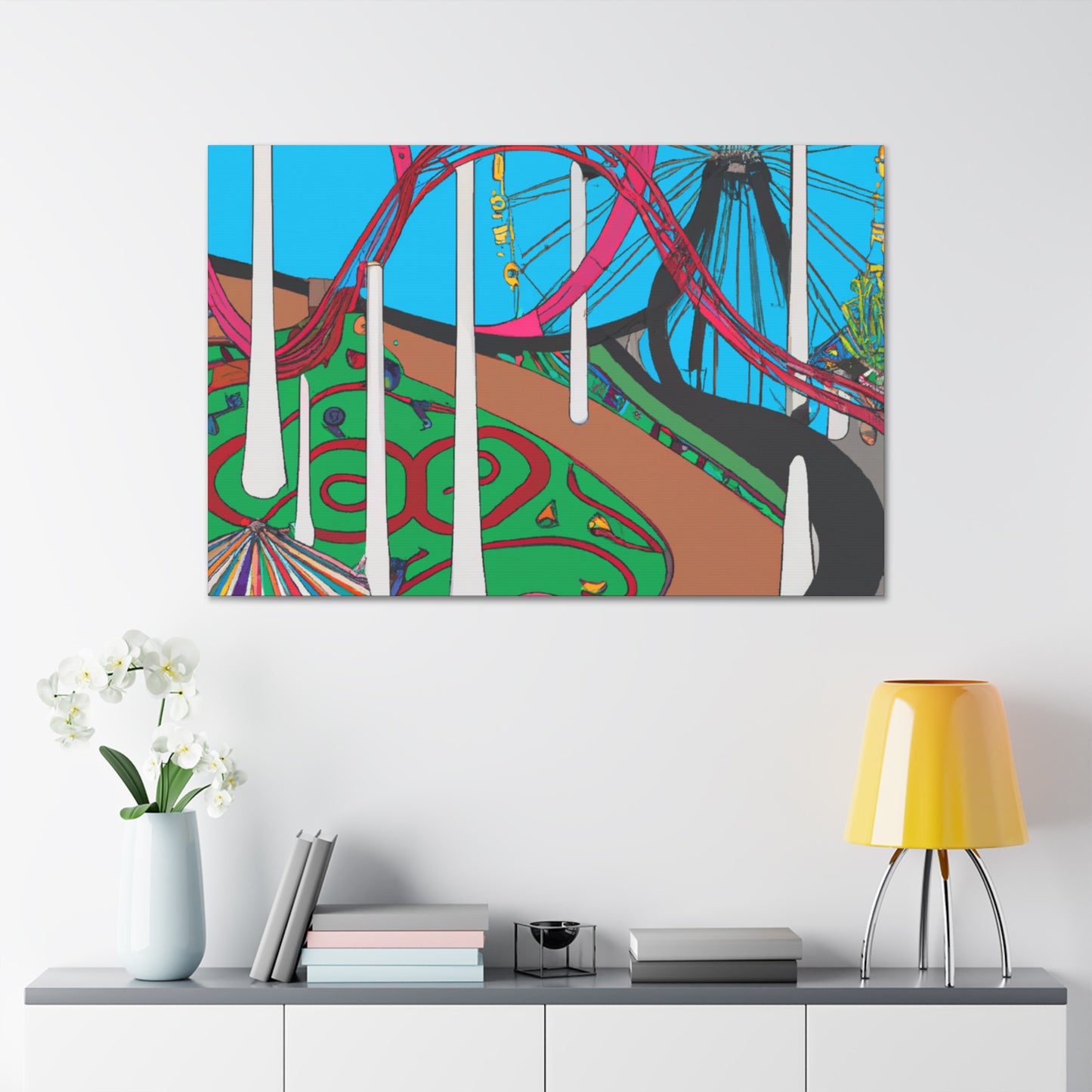 Double Rainbow - Amusement - Canvas