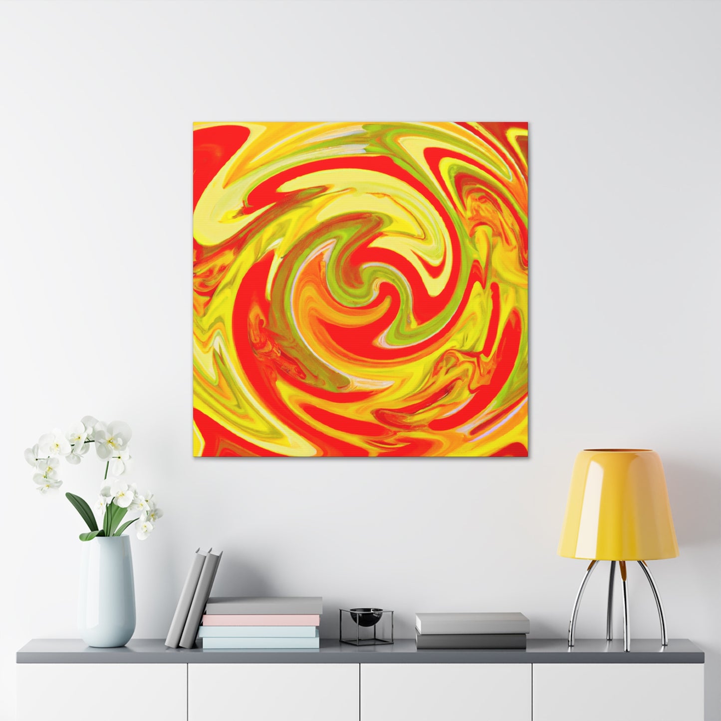 Oceanic Peacock - Abstract - Canvas