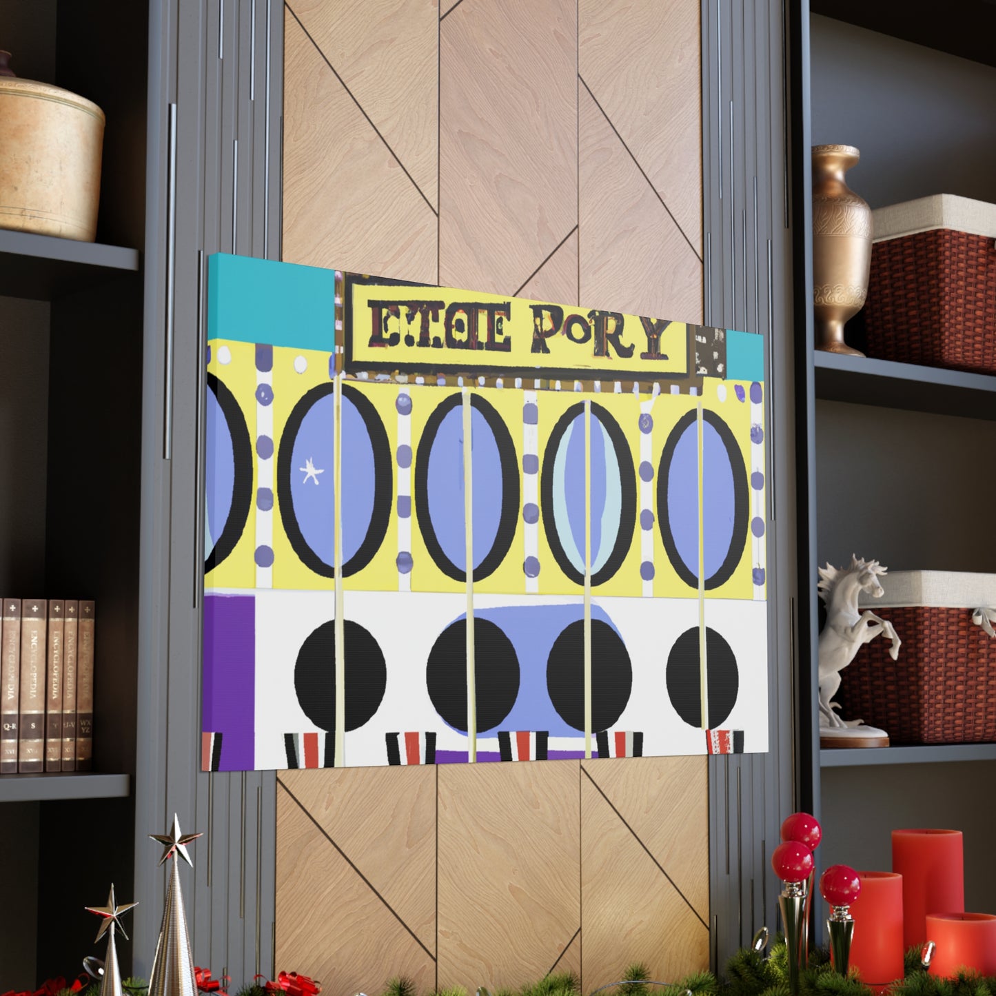 Kwik-Peep Mirror Shop. - Canvas - Pop Art