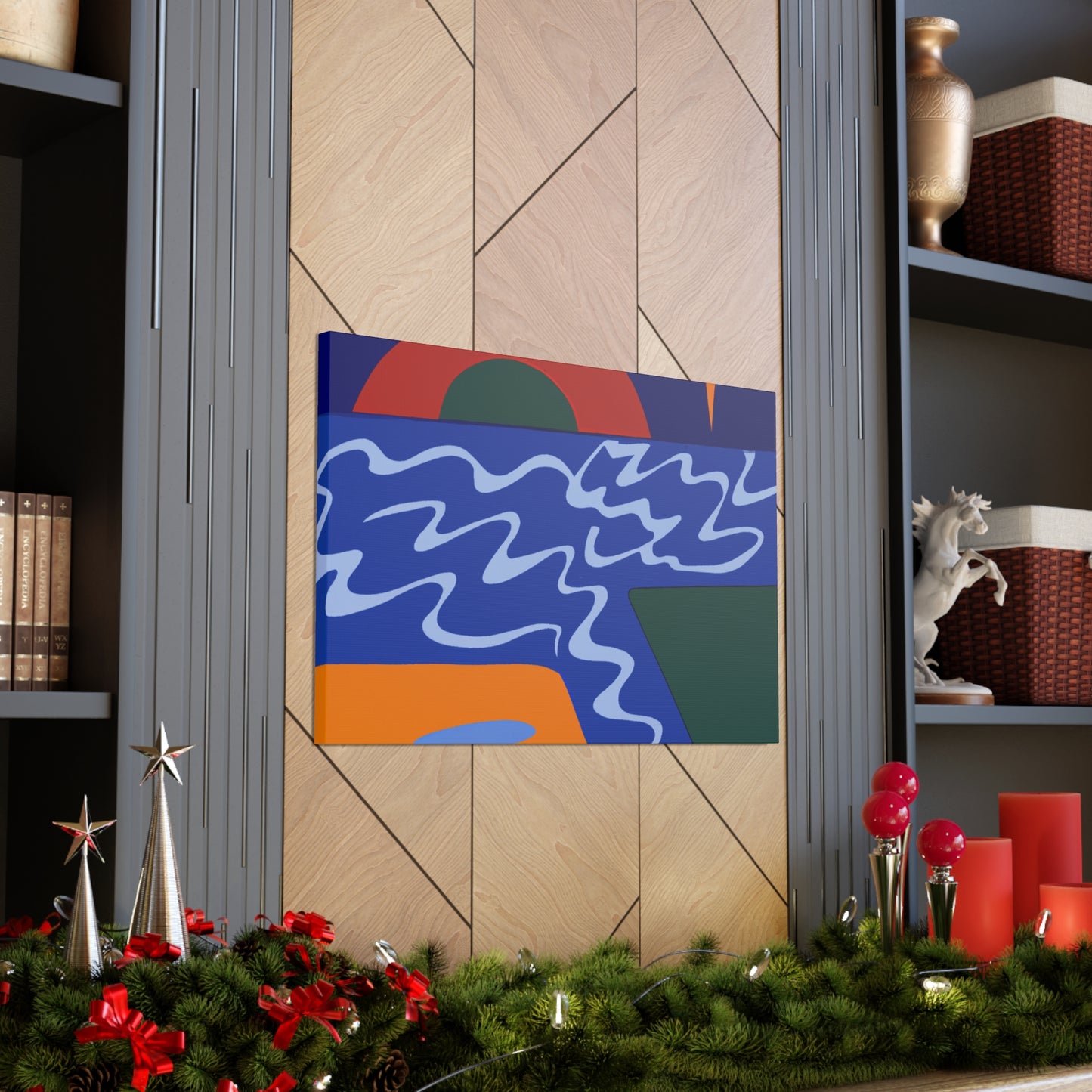 Icey Riveer -Midcentury Canvas