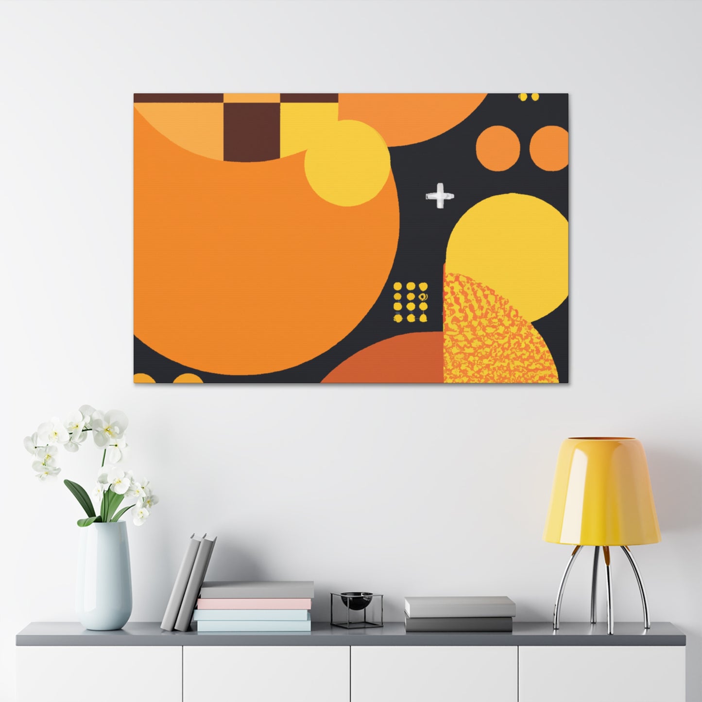 Solar Sunrise - Midcentury - Canvas