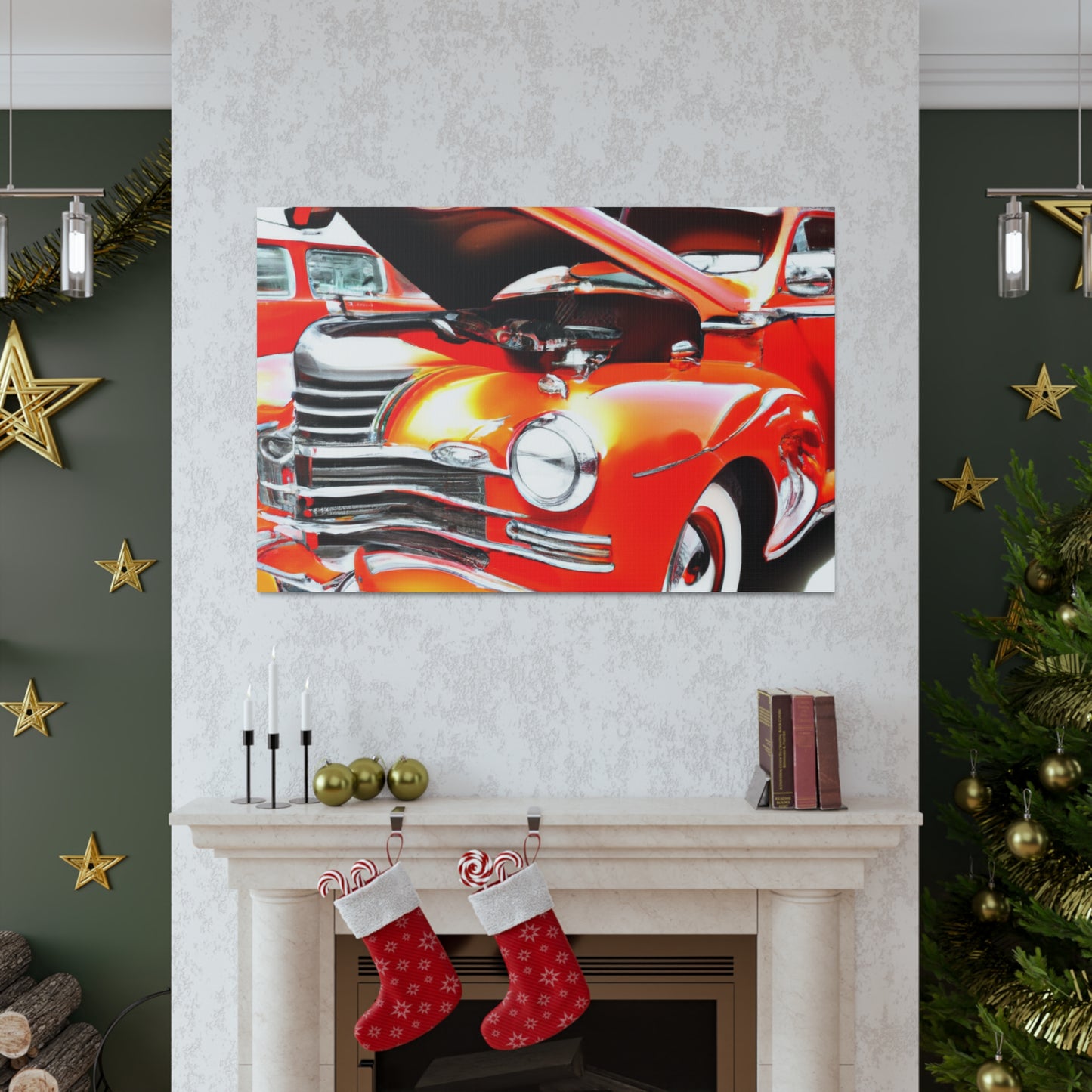 Redish Relic - Automobile Canvas