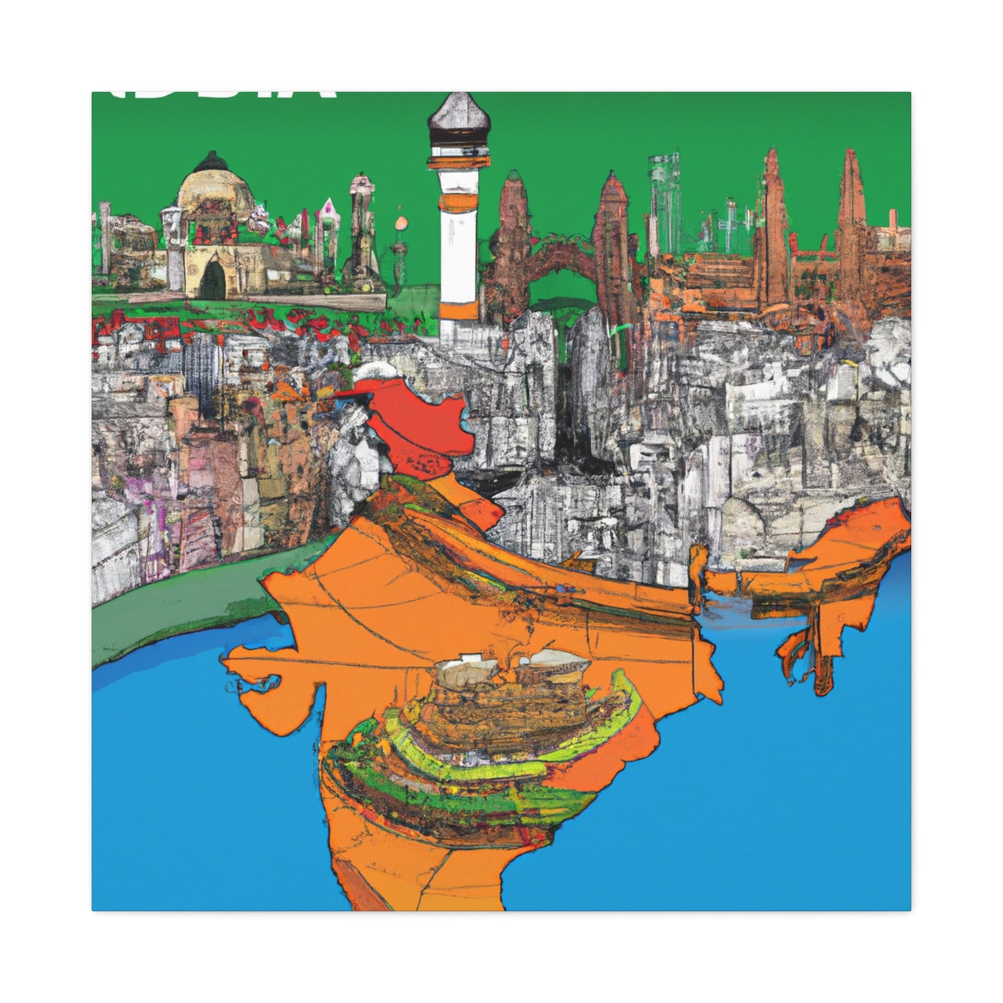 Indiabound - Destination India - Canvas