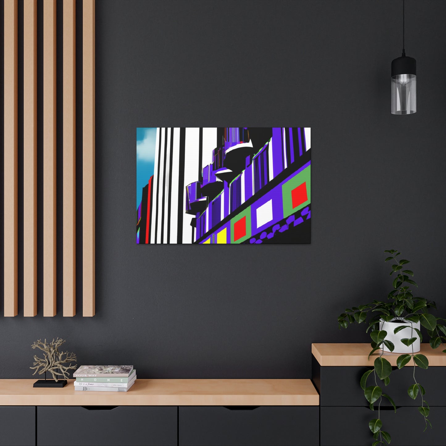 Lola's Fifties Follies. - Architectural Canvas Pop Art
