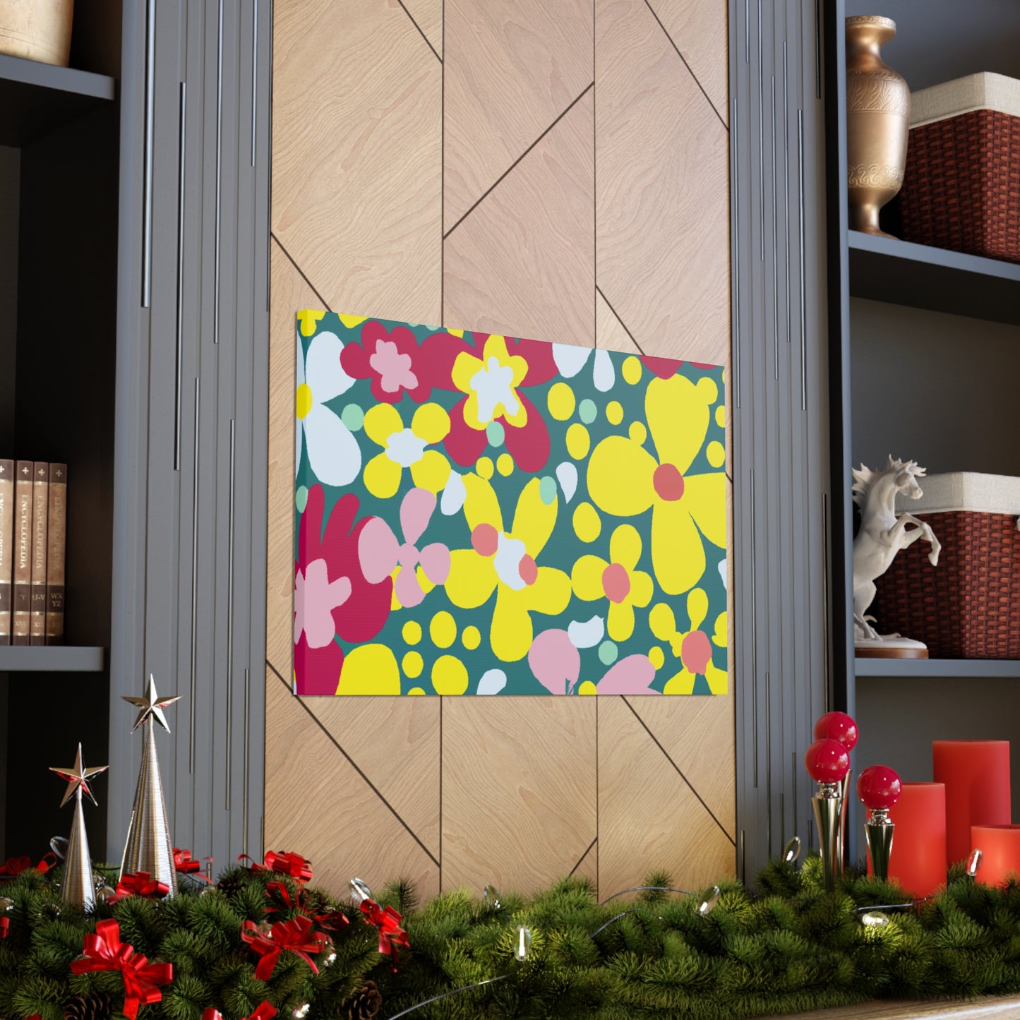 Flower Garden Frenzy - Floral Canvas