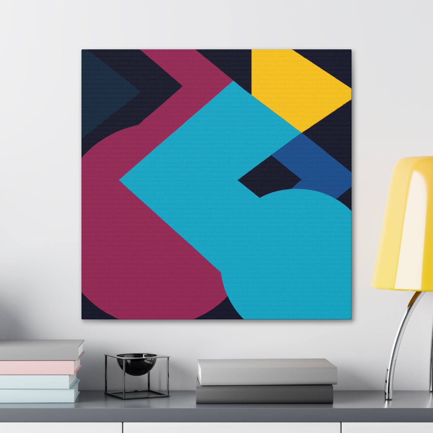 "Fractal Flora - Midcentury" - Canvas