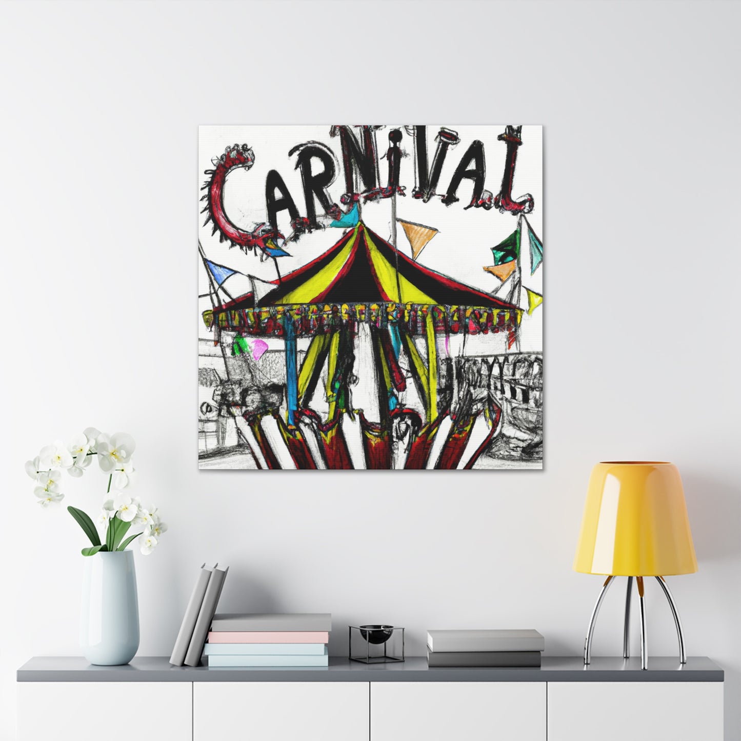 The Whirl of Wonders - Amusement - Canvas