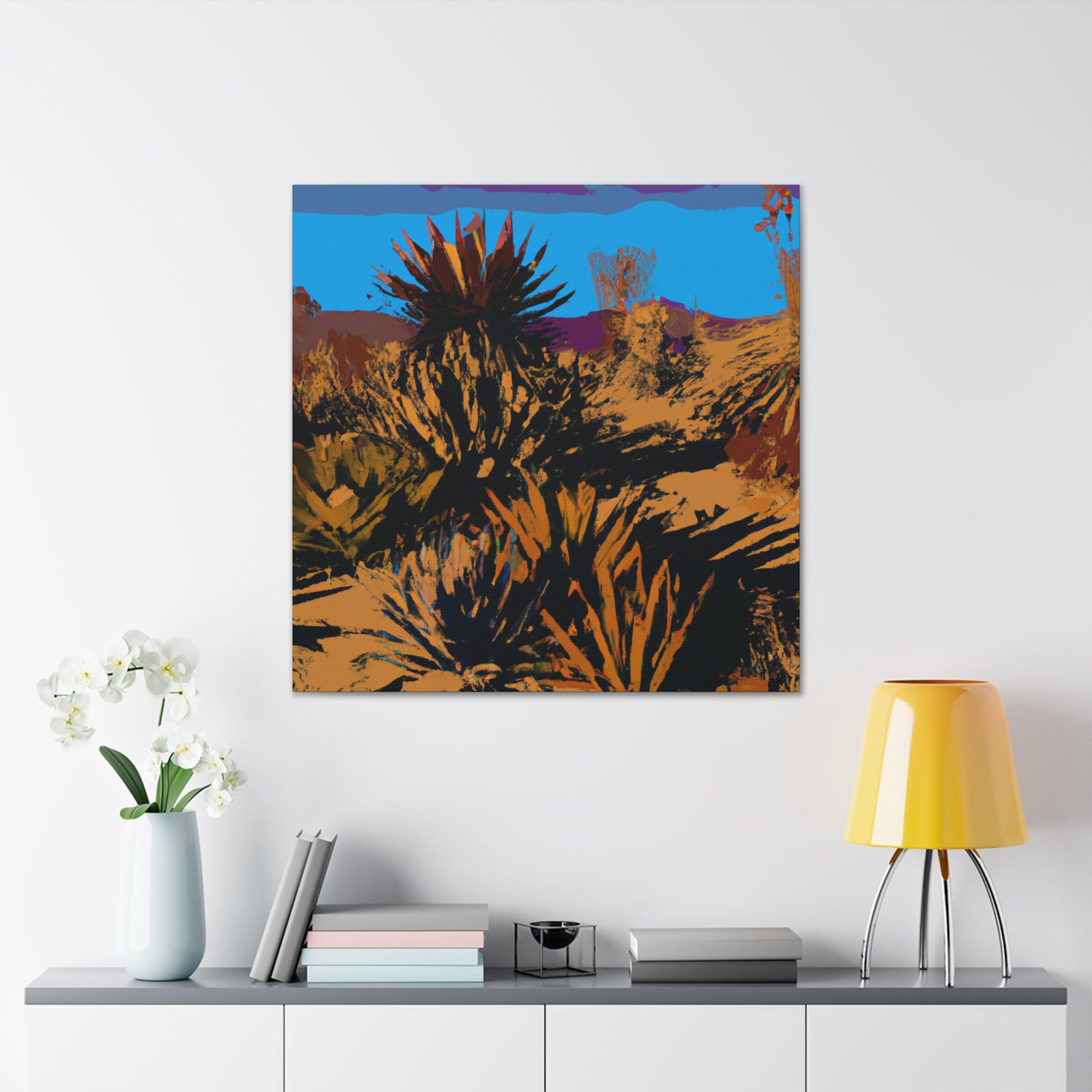 Sandmoon Landscape - Canvas - Desertt