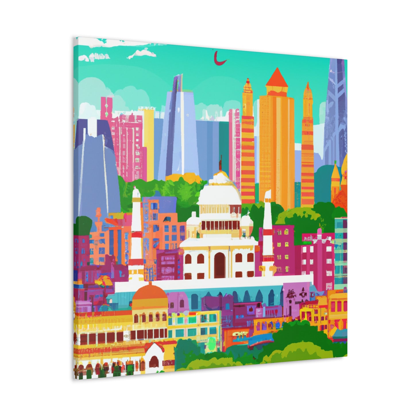 Kaleidoscope - Destination India - Canvas