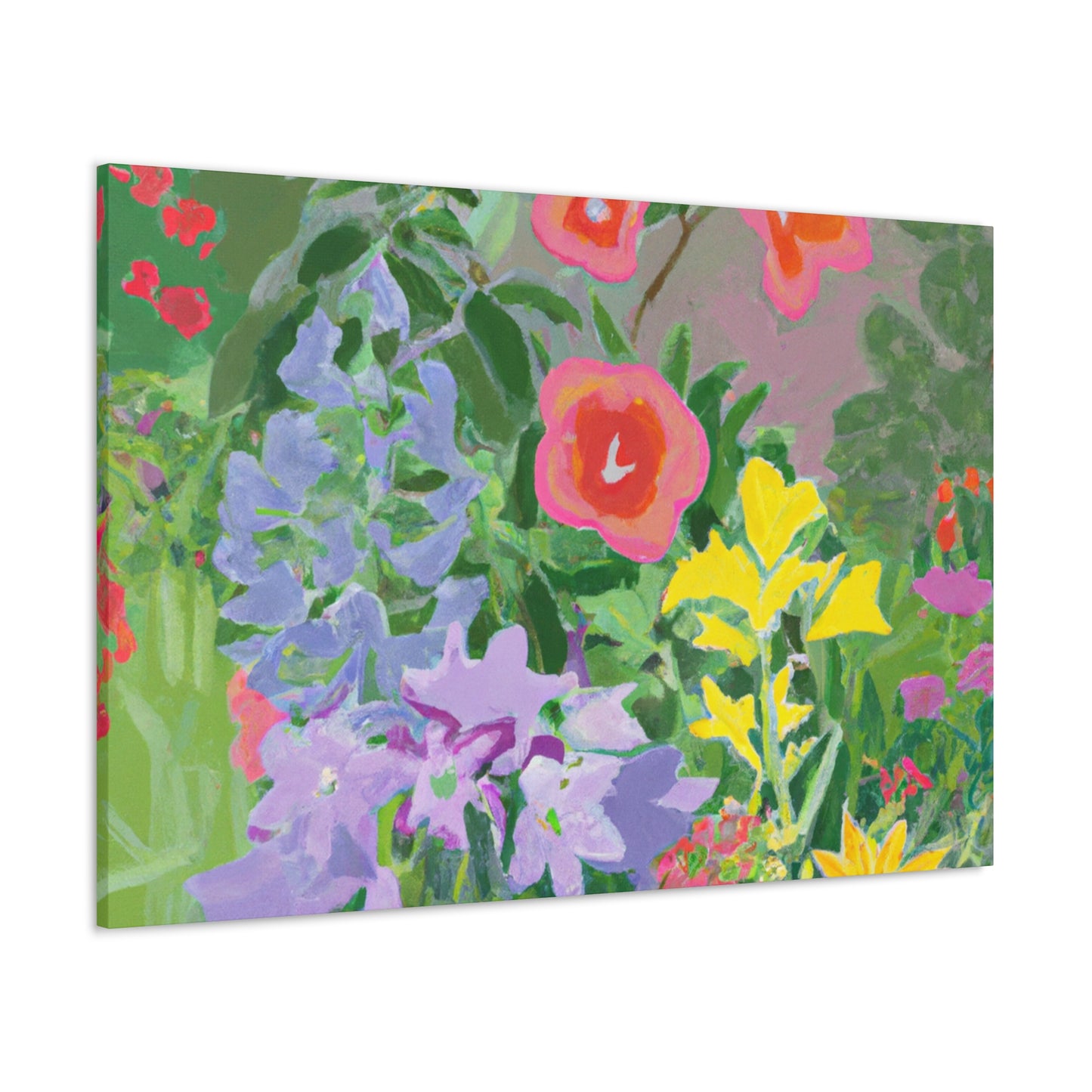 Trellis of Blooms. - Floral Canvas