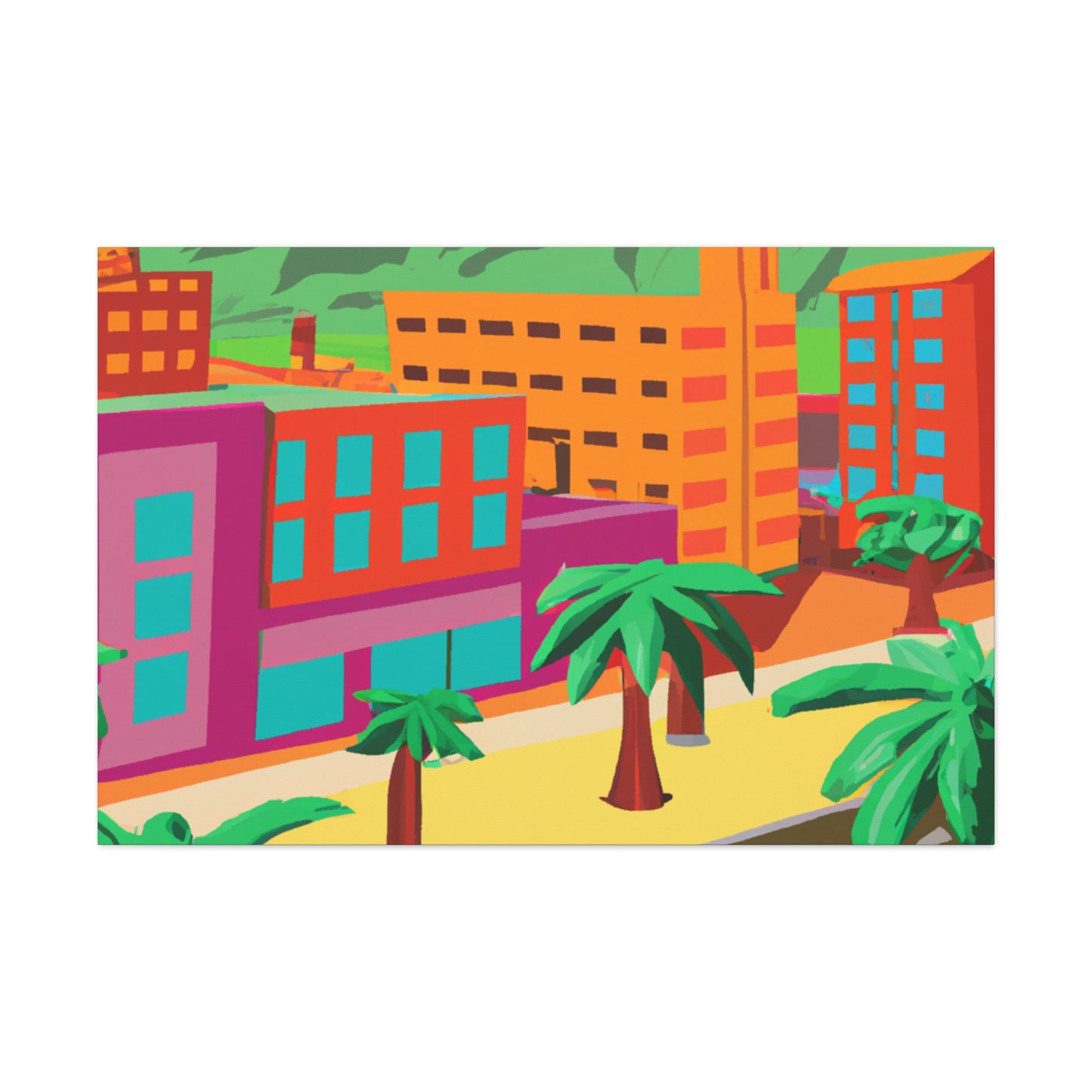 Sahara Sunrise - Architectural - Canvas