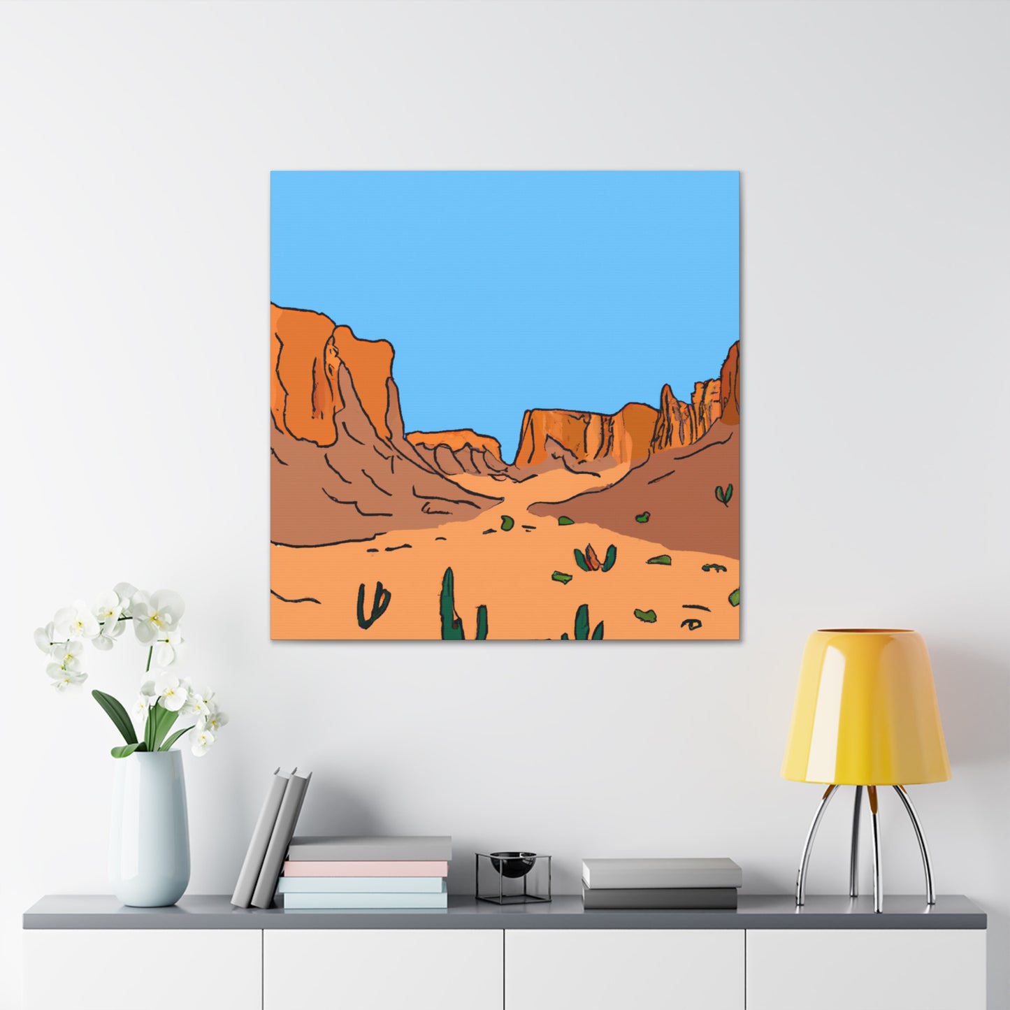 Desert Mirage- Landscape - Canvas
