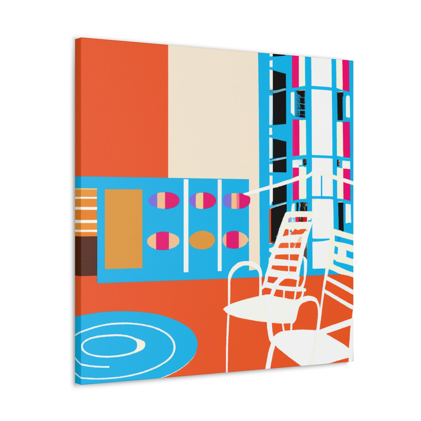 Zen Space - Midcentury - Canvas