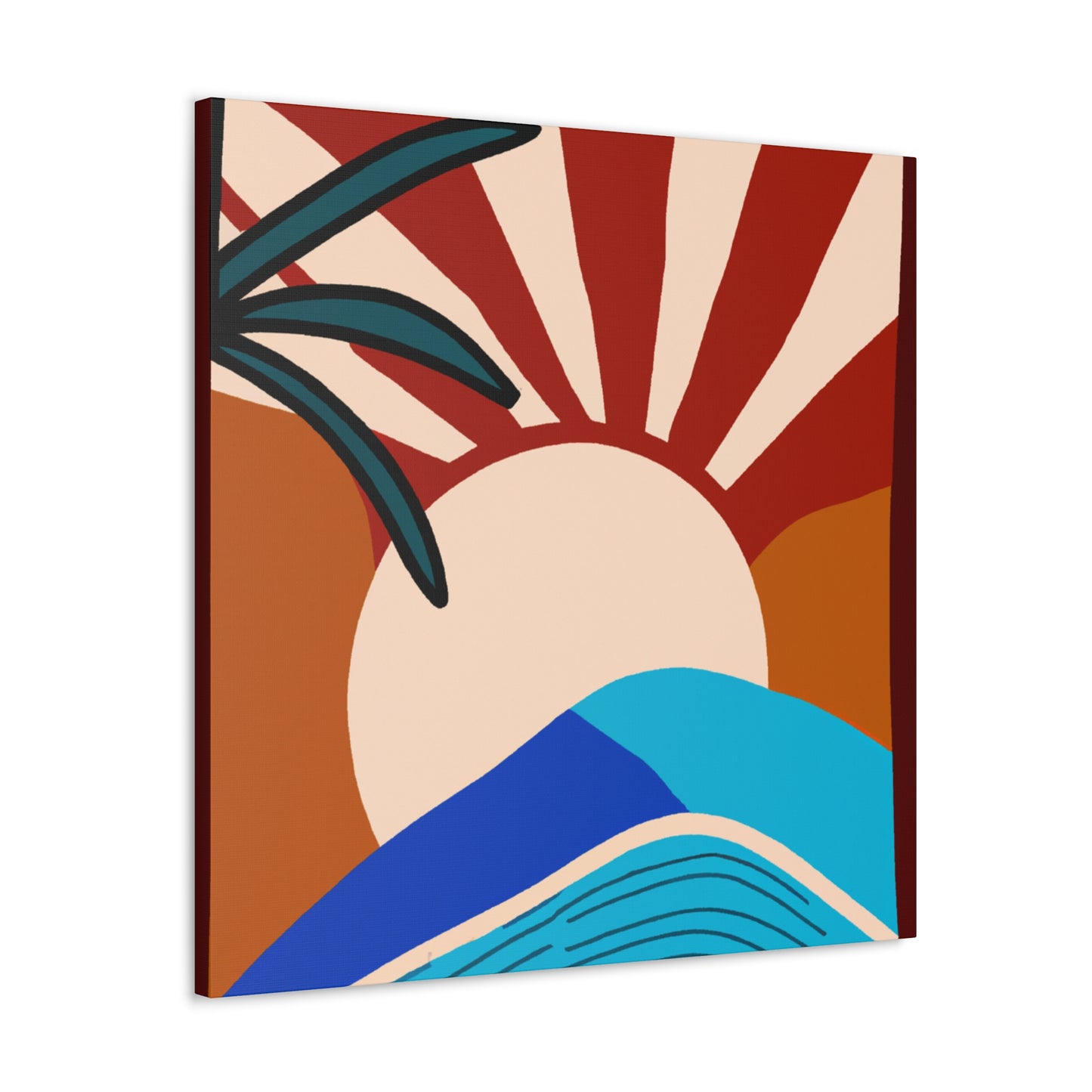 Atomic Reverie- Midcentury - Canvas