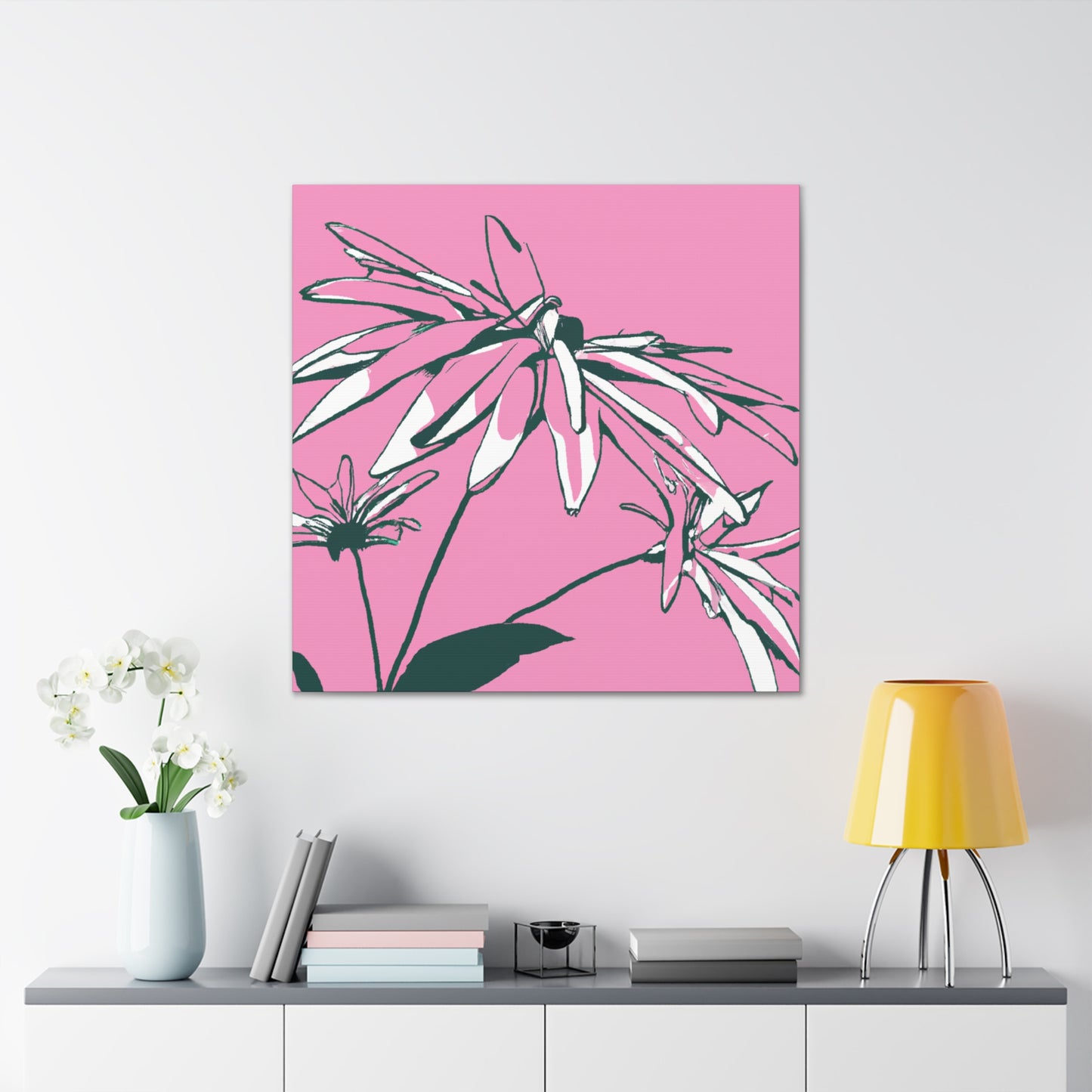 Camellia - Floral - Canvas