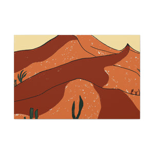 The Eliza - Vintage Contemporary - Desert = Canvas