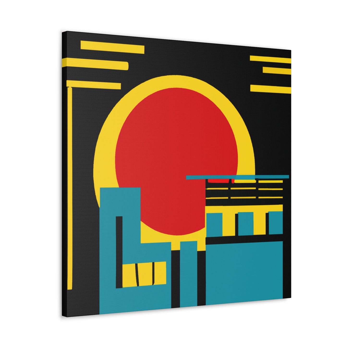 Fireywaddle. - Midcentury Canvas