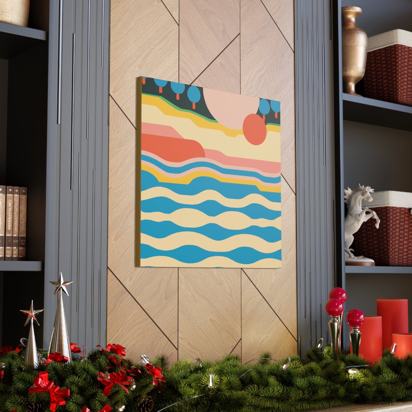 Cool Me Off - Midcentury Canvas