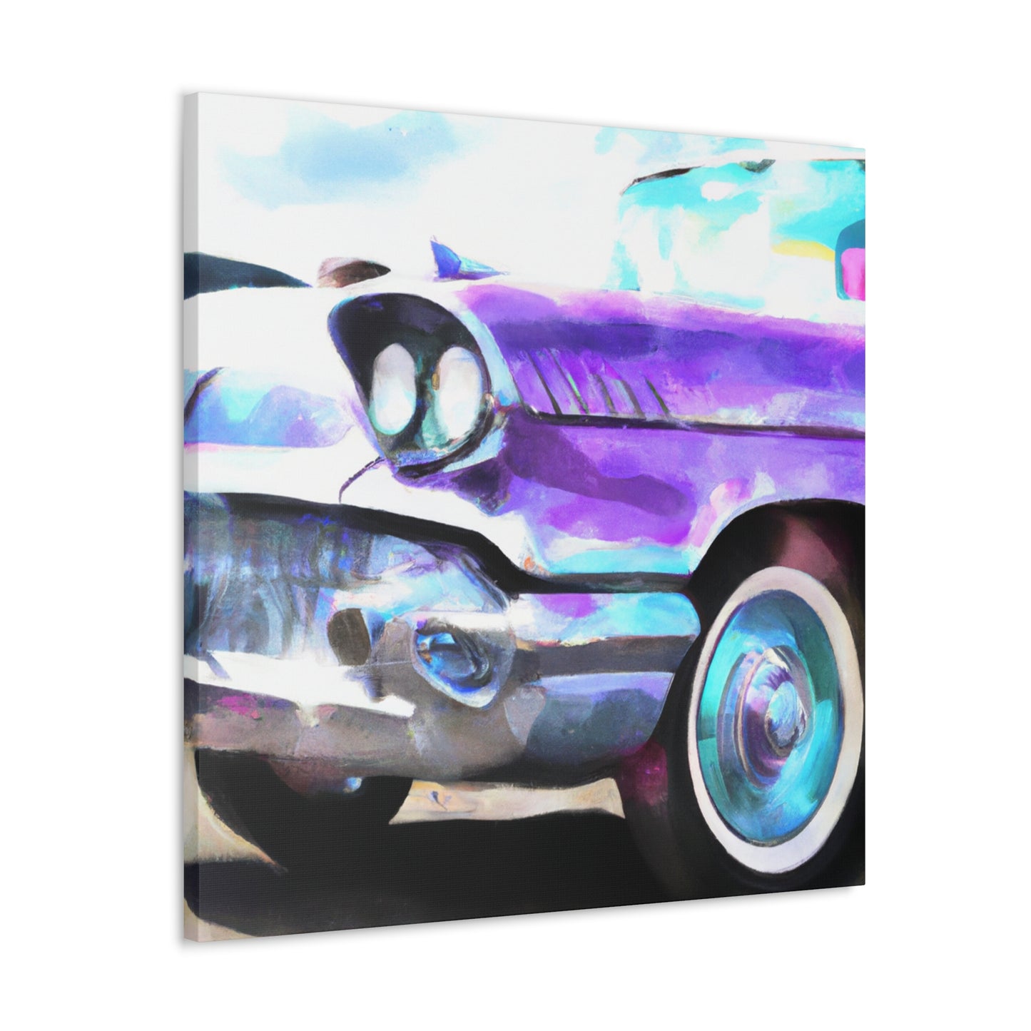 "Surging Tide". - Automobile Canvas