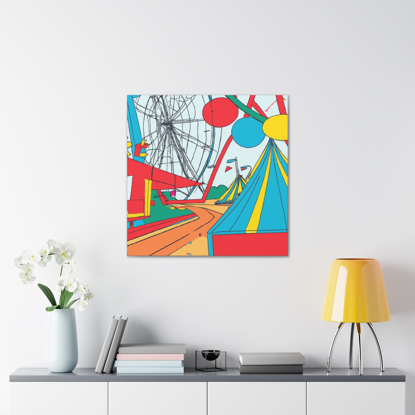 Fiesta Funhouse - Amusement - Canvas