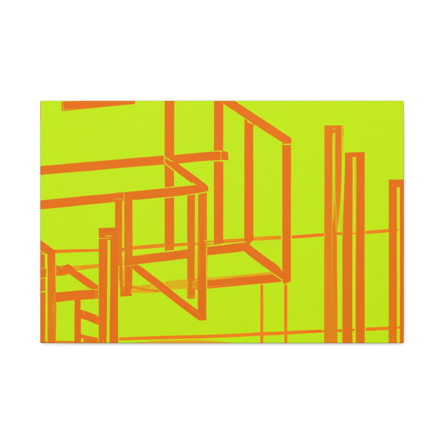 Neon Structure - Canvas - Architectural