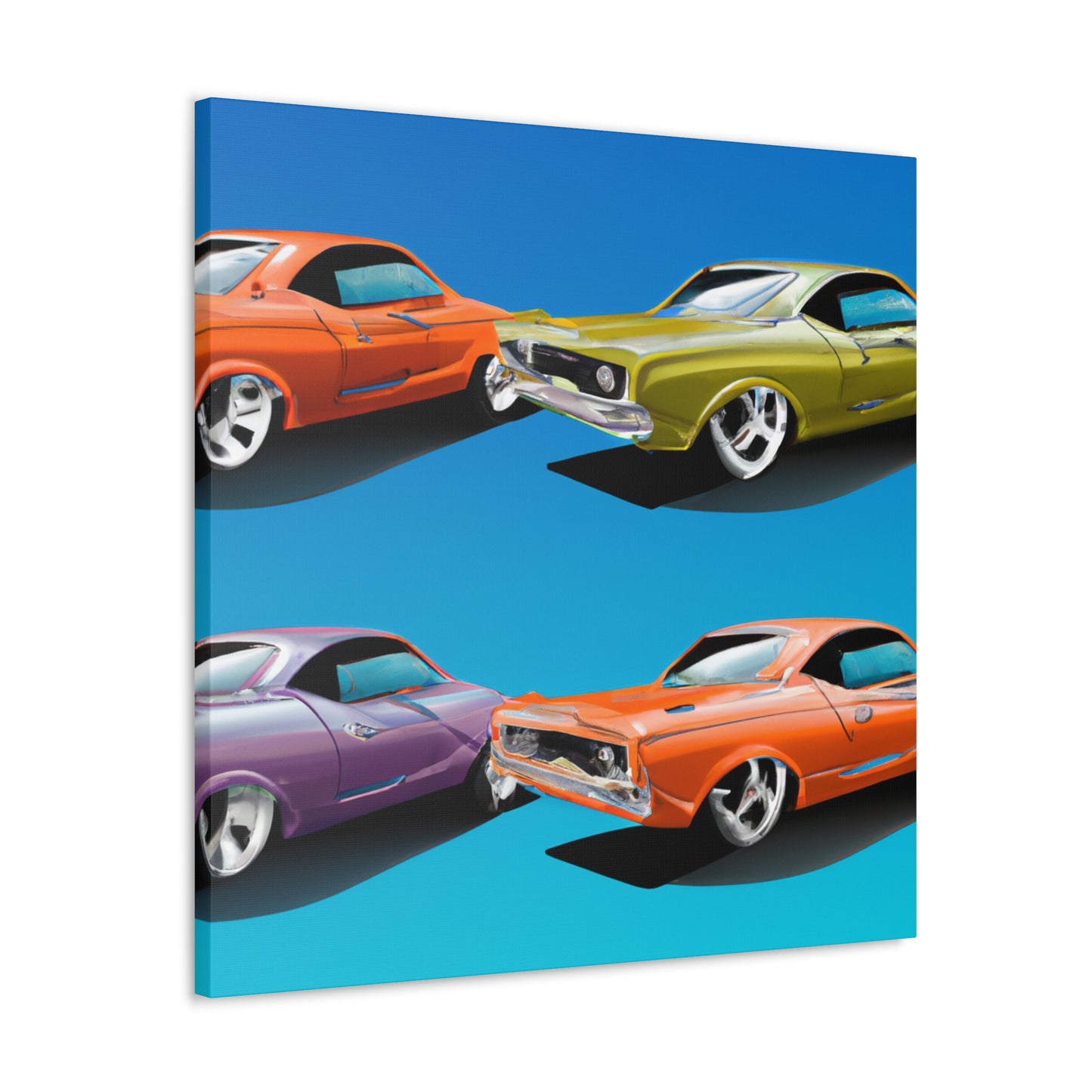 Blue Streak - Automobile - Canvas