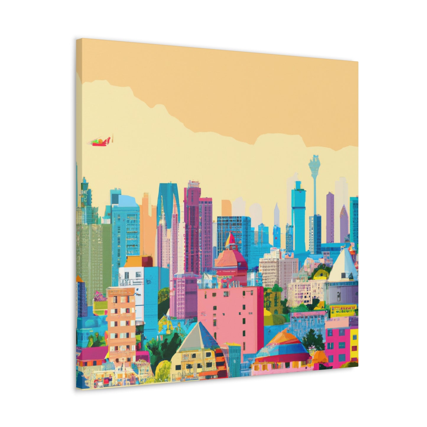 Vibrant Delhi - Destination India - Canvas